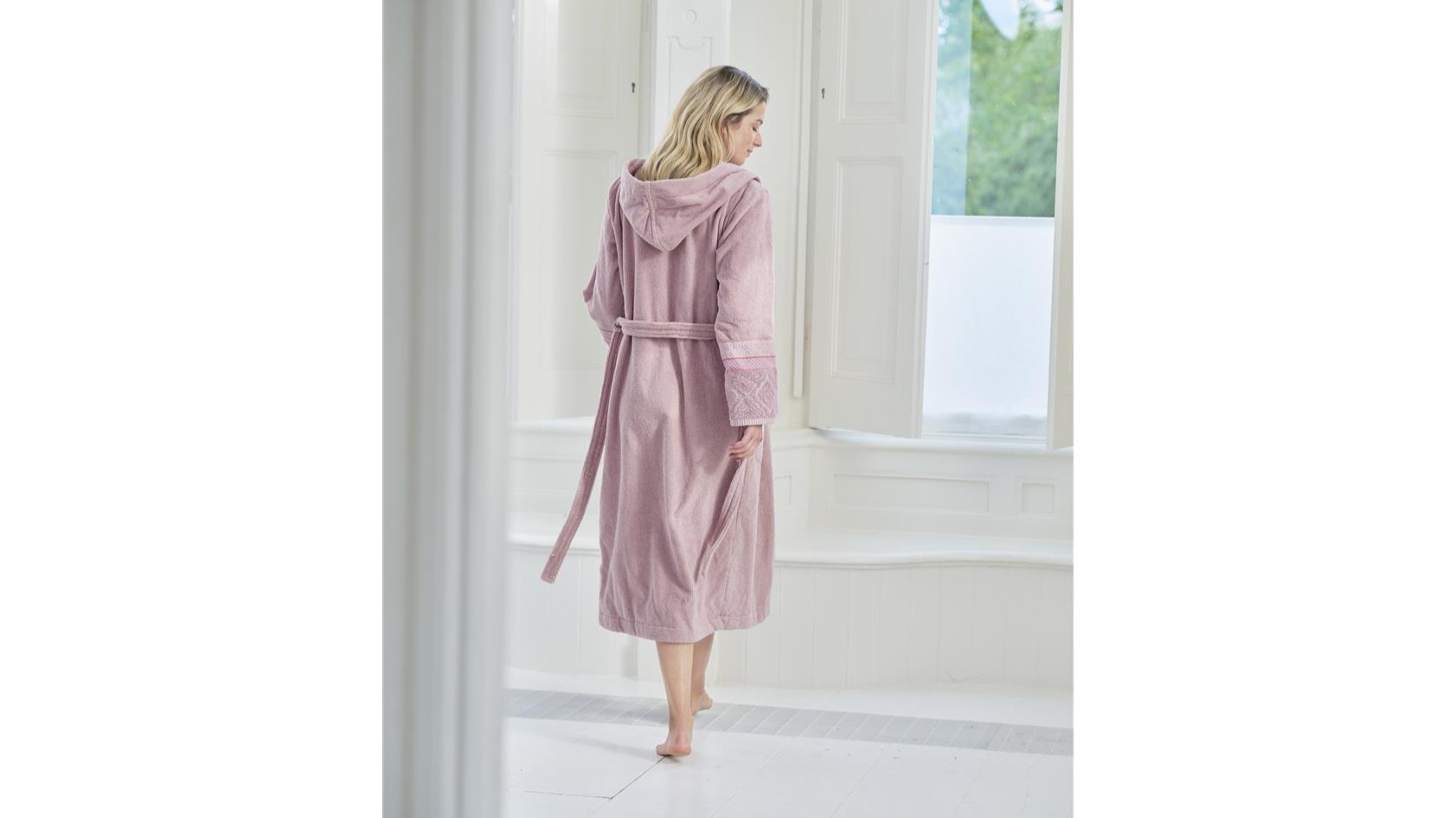 Badjas Pip Studio Soft Zellige - Lila back