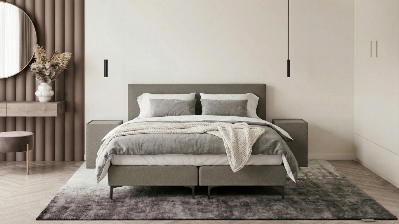 Boxspringset Sleepy Celestial Superior aangekleed