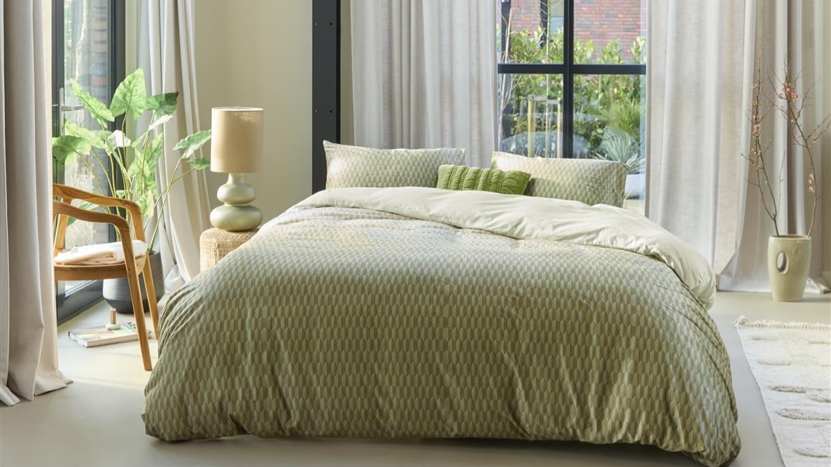 Dekbedovertrek Beddinghouse Nora - Green front