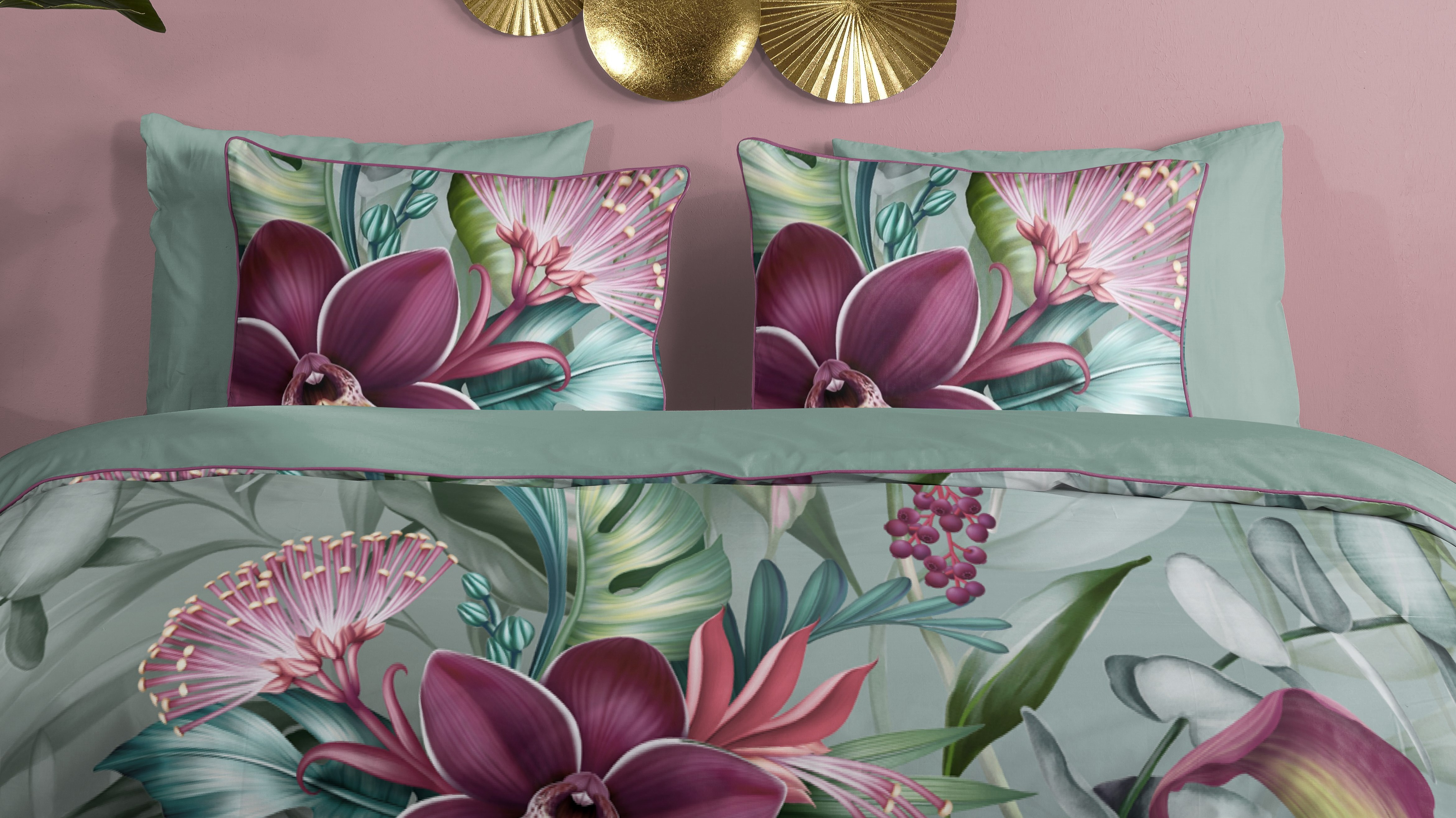 Dekbedovertrek Descanso Allison - Multi close up