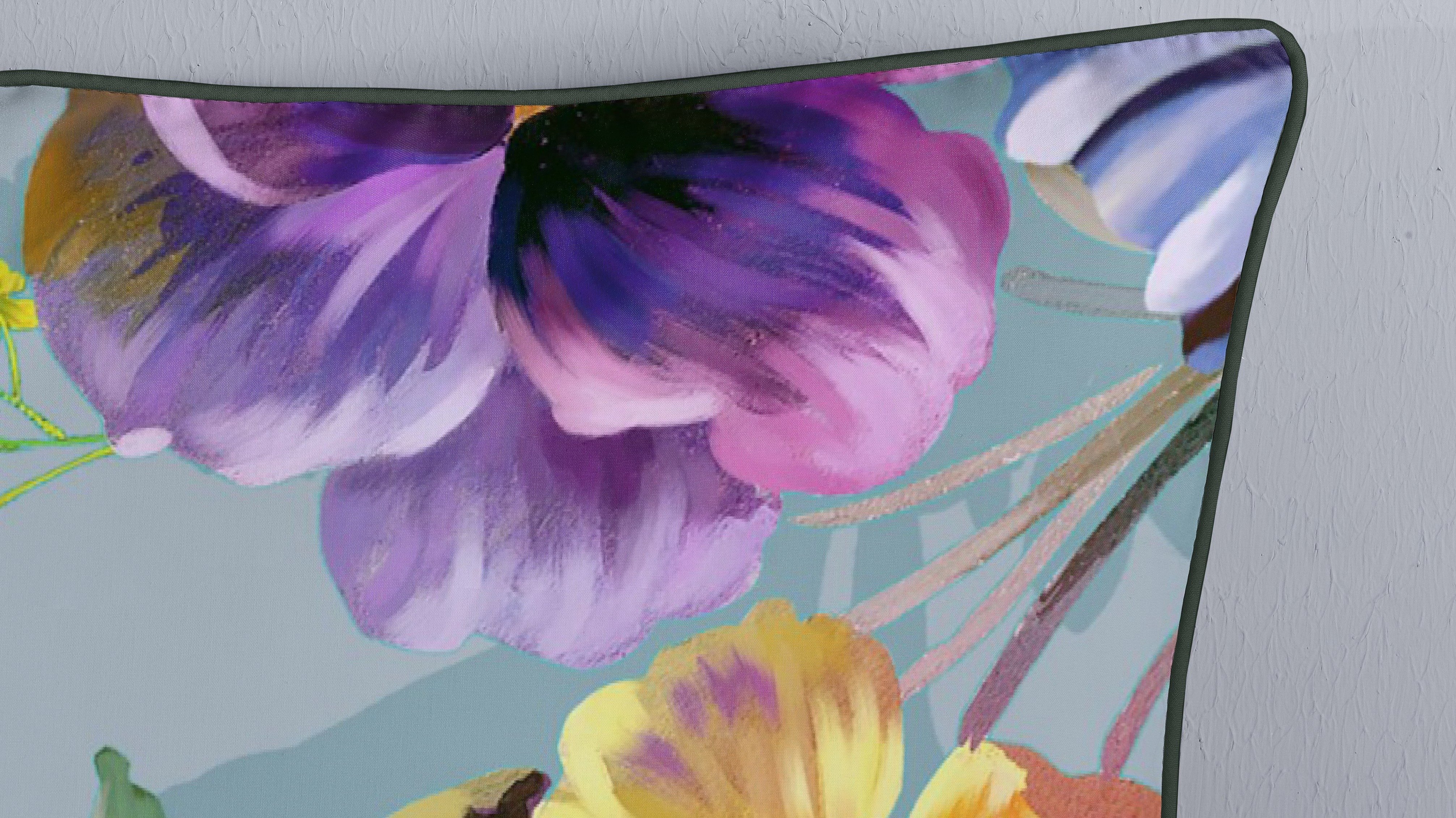 Dekbedovertrek Descanso Novara - Grey detail