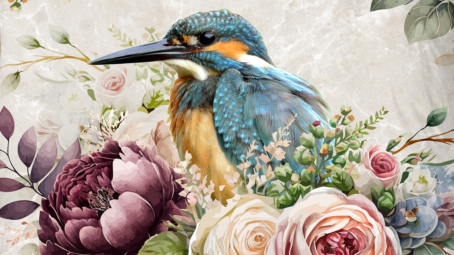 Dekbedovertrek Descanso Verde - Sand detail