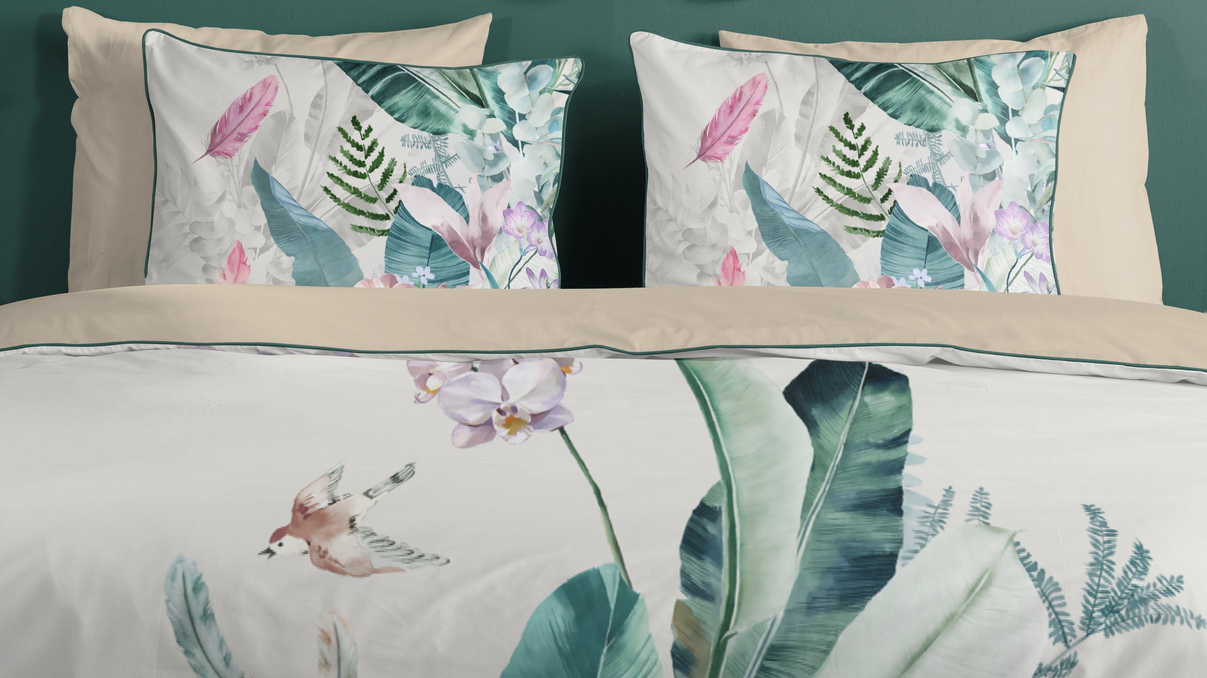Dekbedovertrek Descanso Verdi - Multi close up