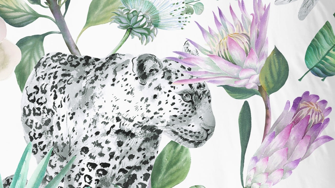 Dekbedovertrek Descanso Volterra - Green details