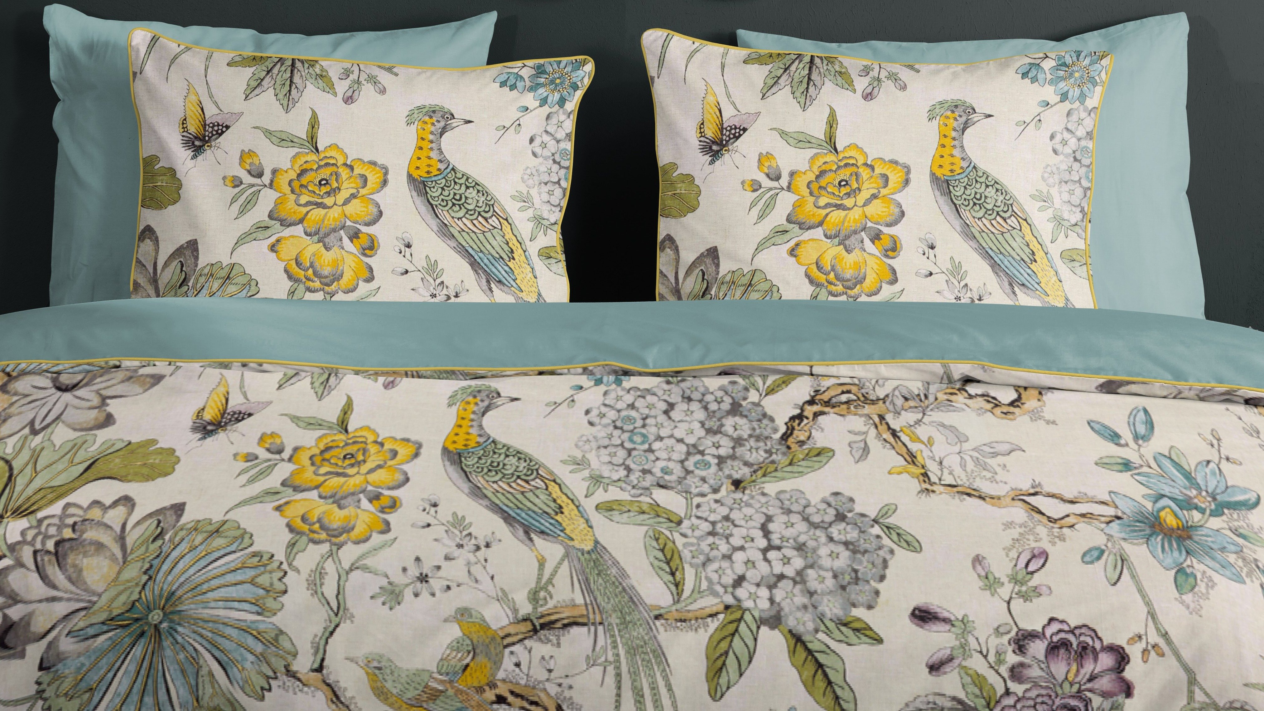 Dekbedovertrek Descanso Wood - Multi close up