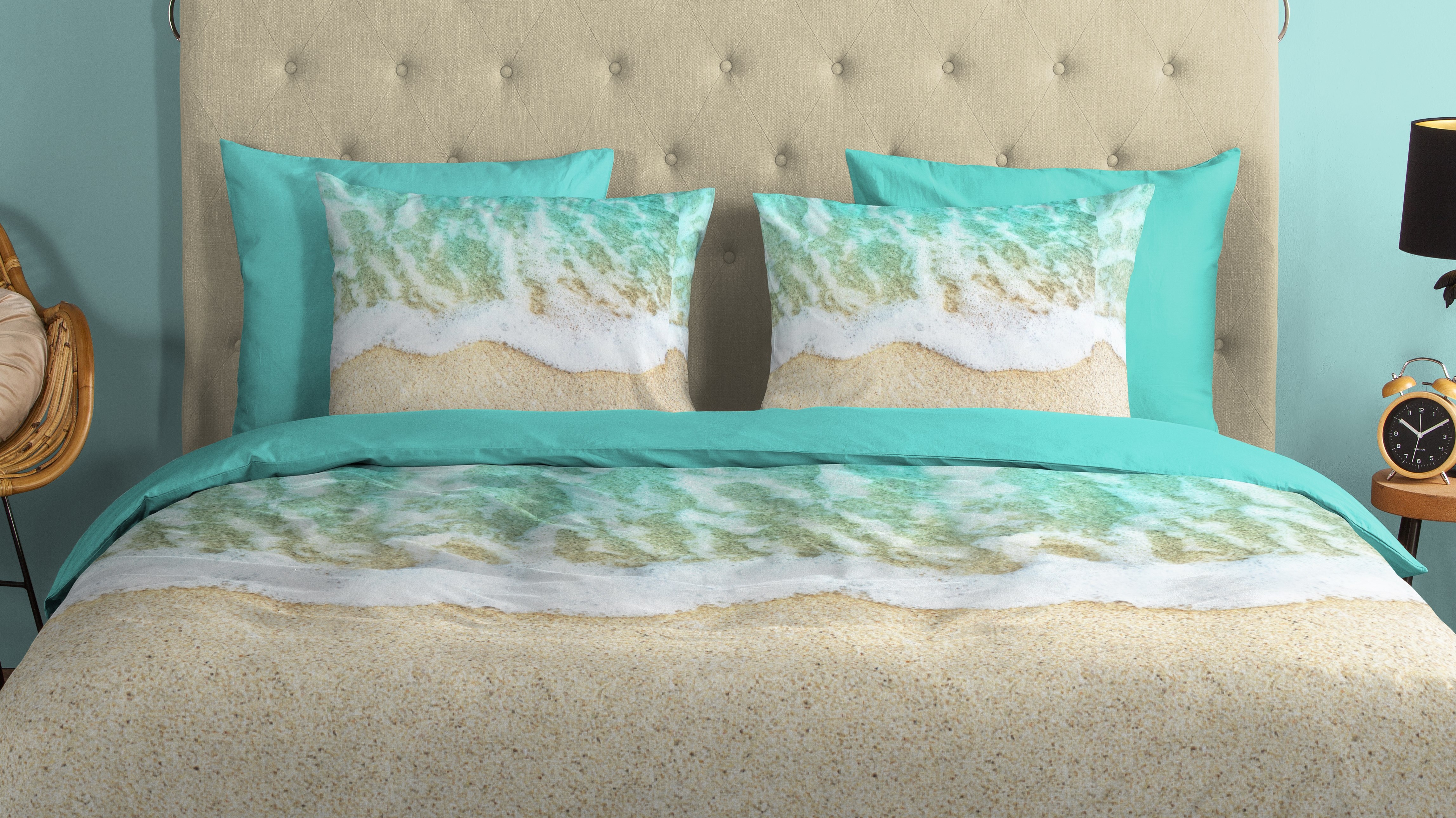 Dekbedovertrek Good Morning Beach - Multi close up