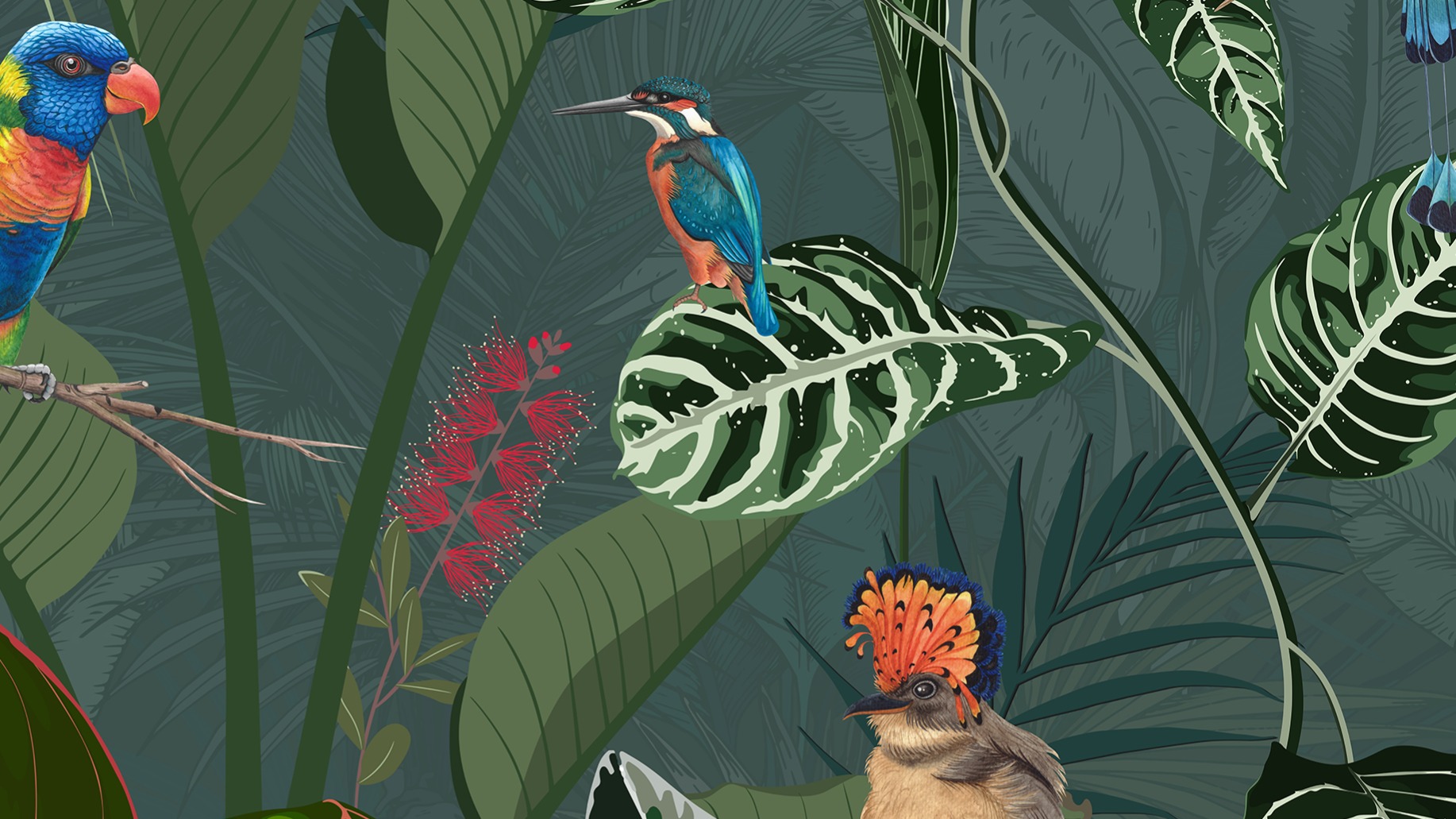 Dekbedovertrek Good Morning Charlotte - Green details