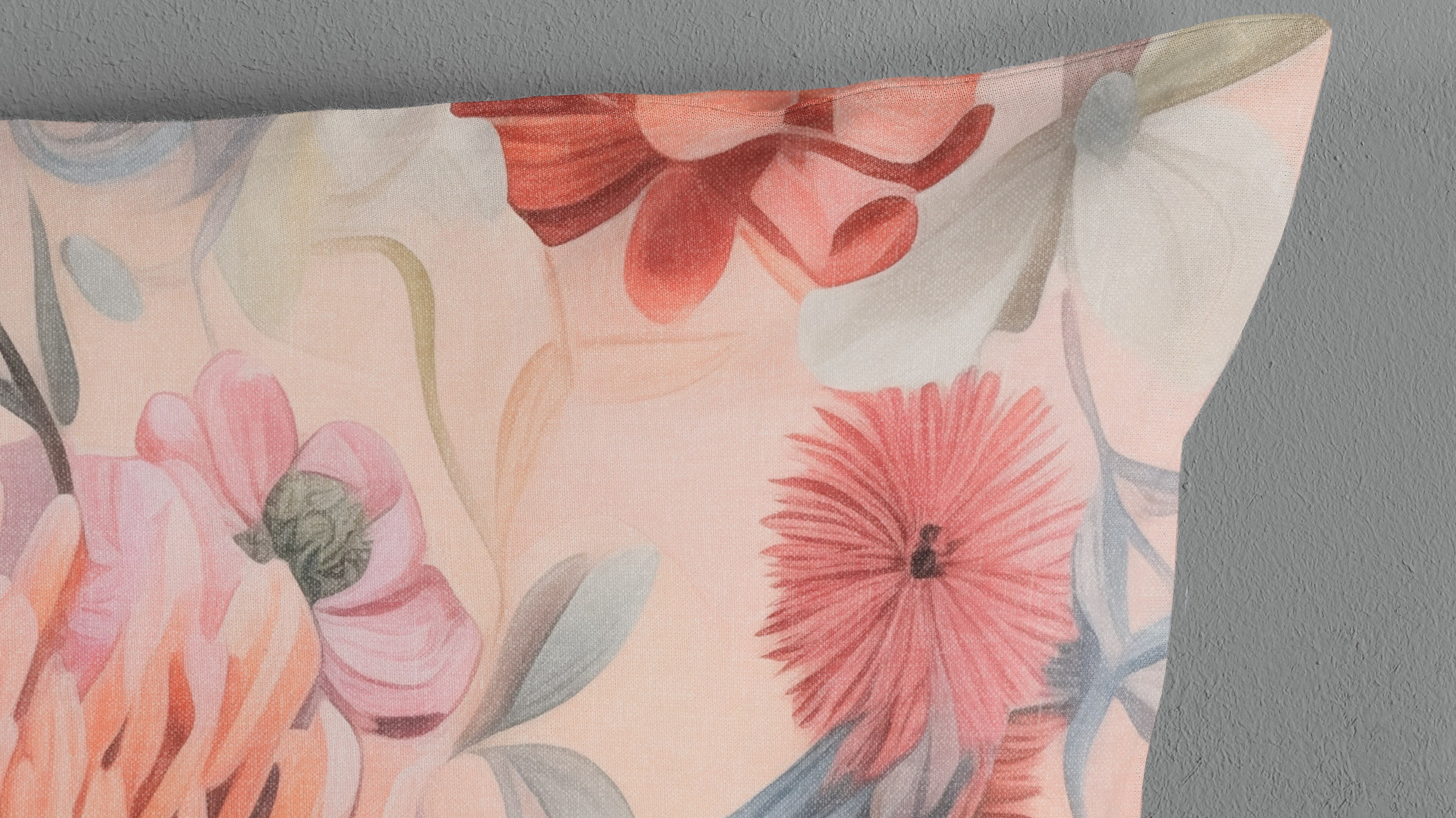 Dekbedovertrek Good Morning Delphine - Peach detail