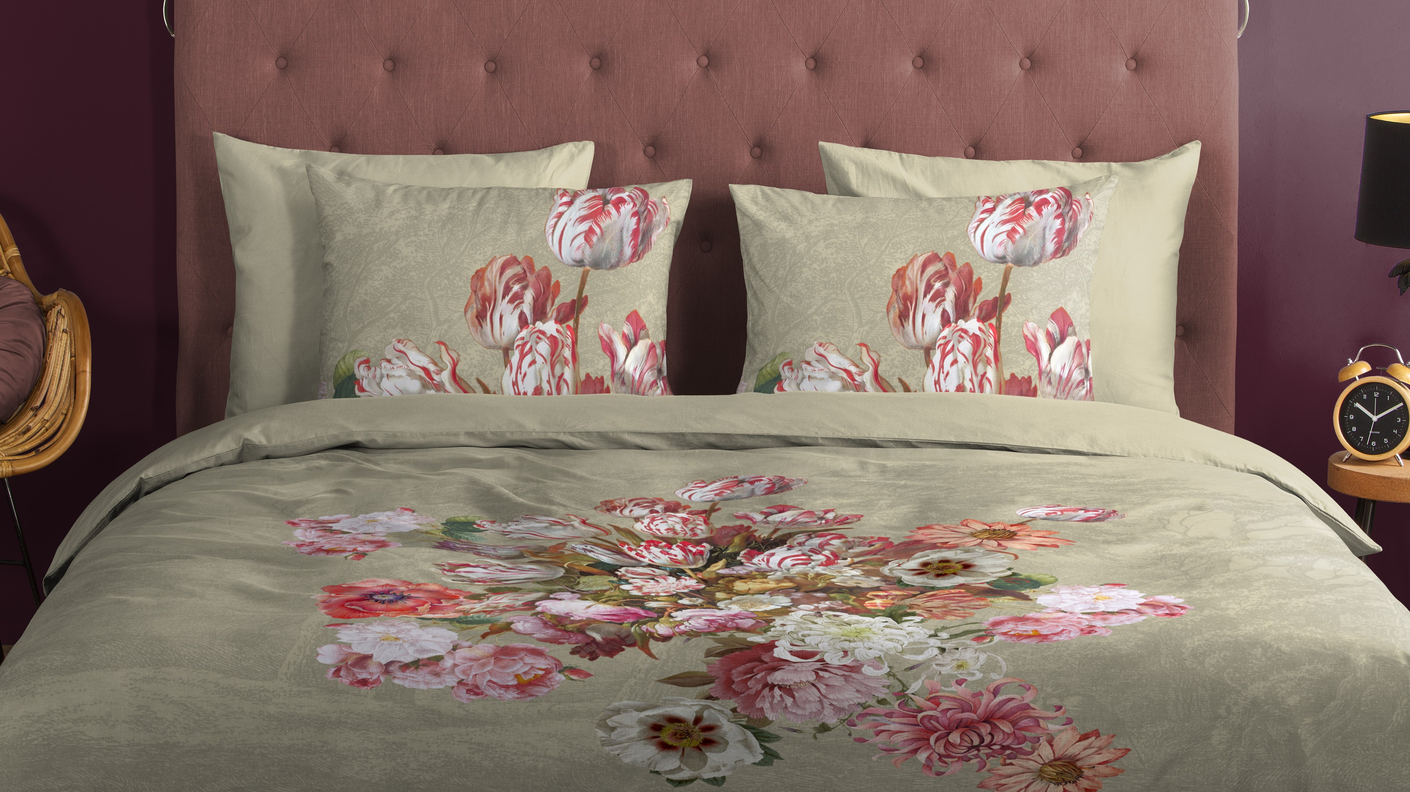 Dekbedovertrek Good Morning Miran - Sand close up