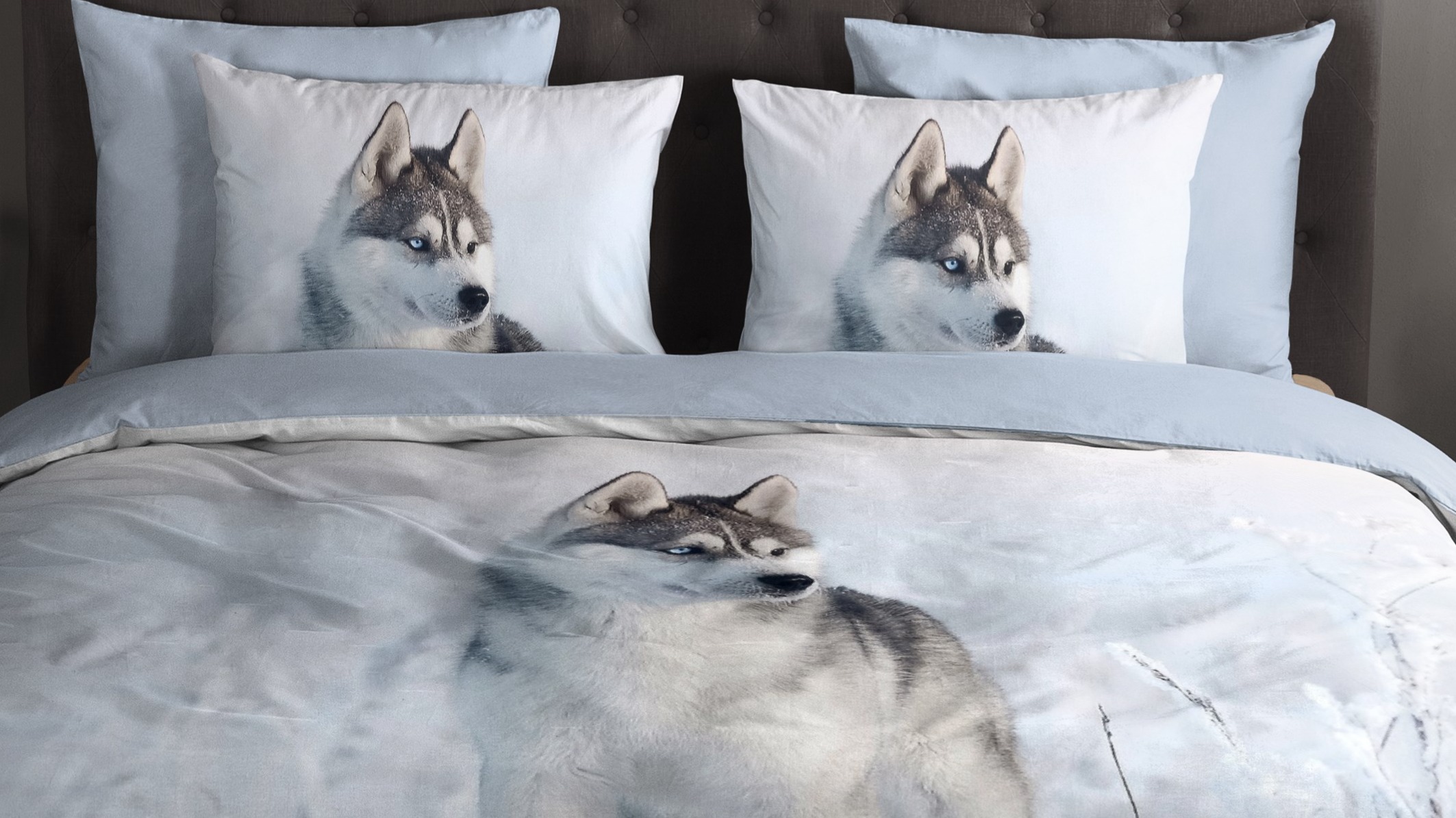 Dekbedovertrek Good Morning Sachar - Blue close up