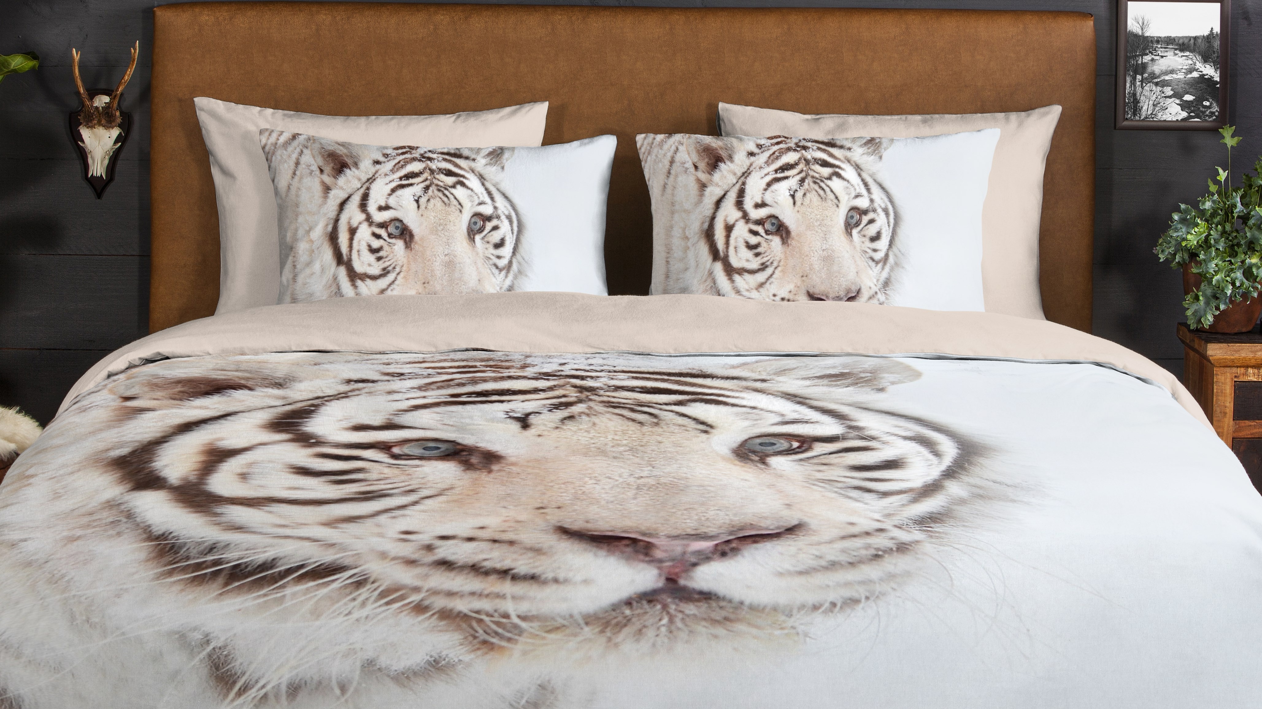 Dekbedovertrek Good Morning Thor - Off White close up