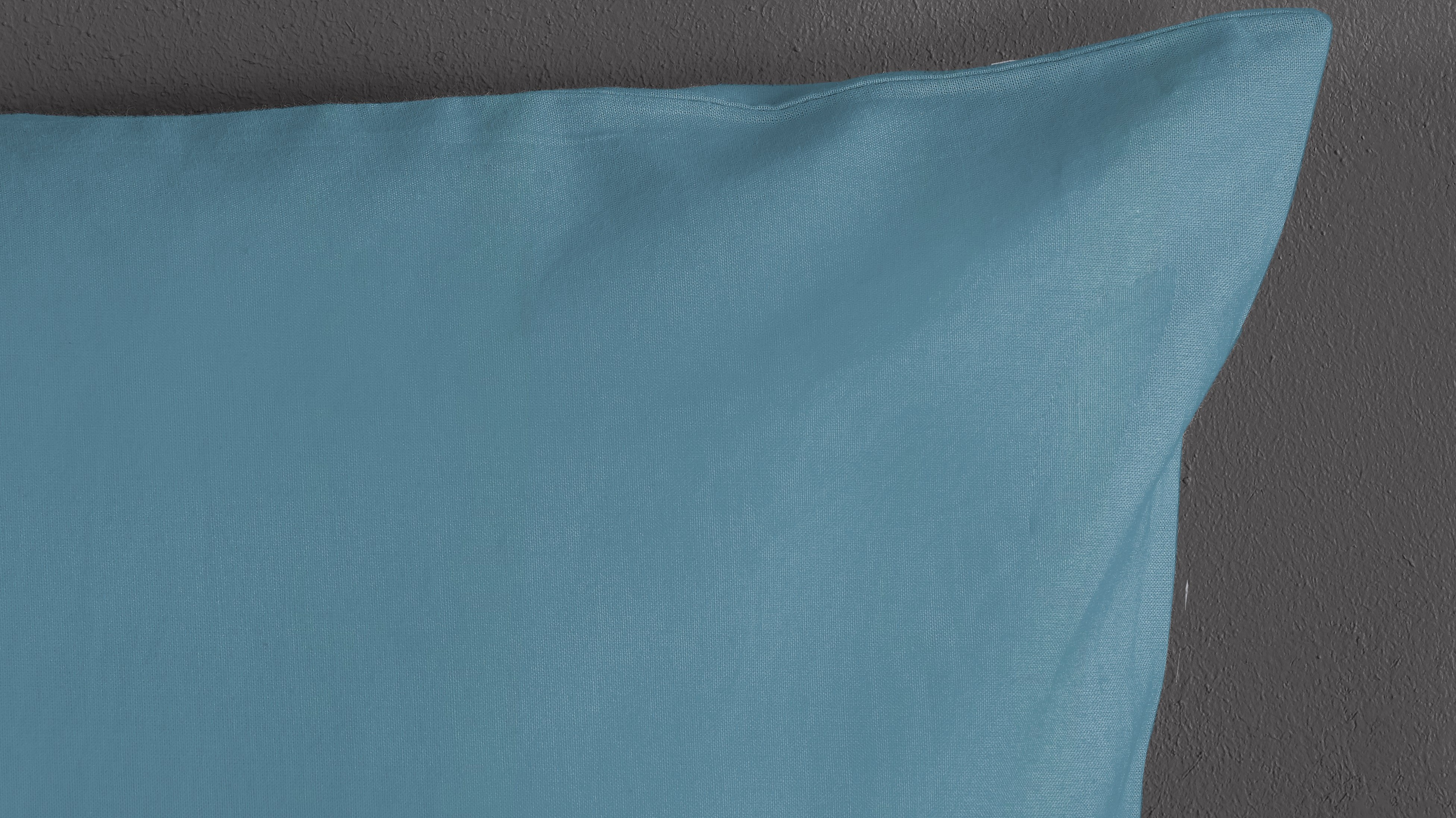 Dekbedovertrek Good Morning Uni - Adria Blue detail