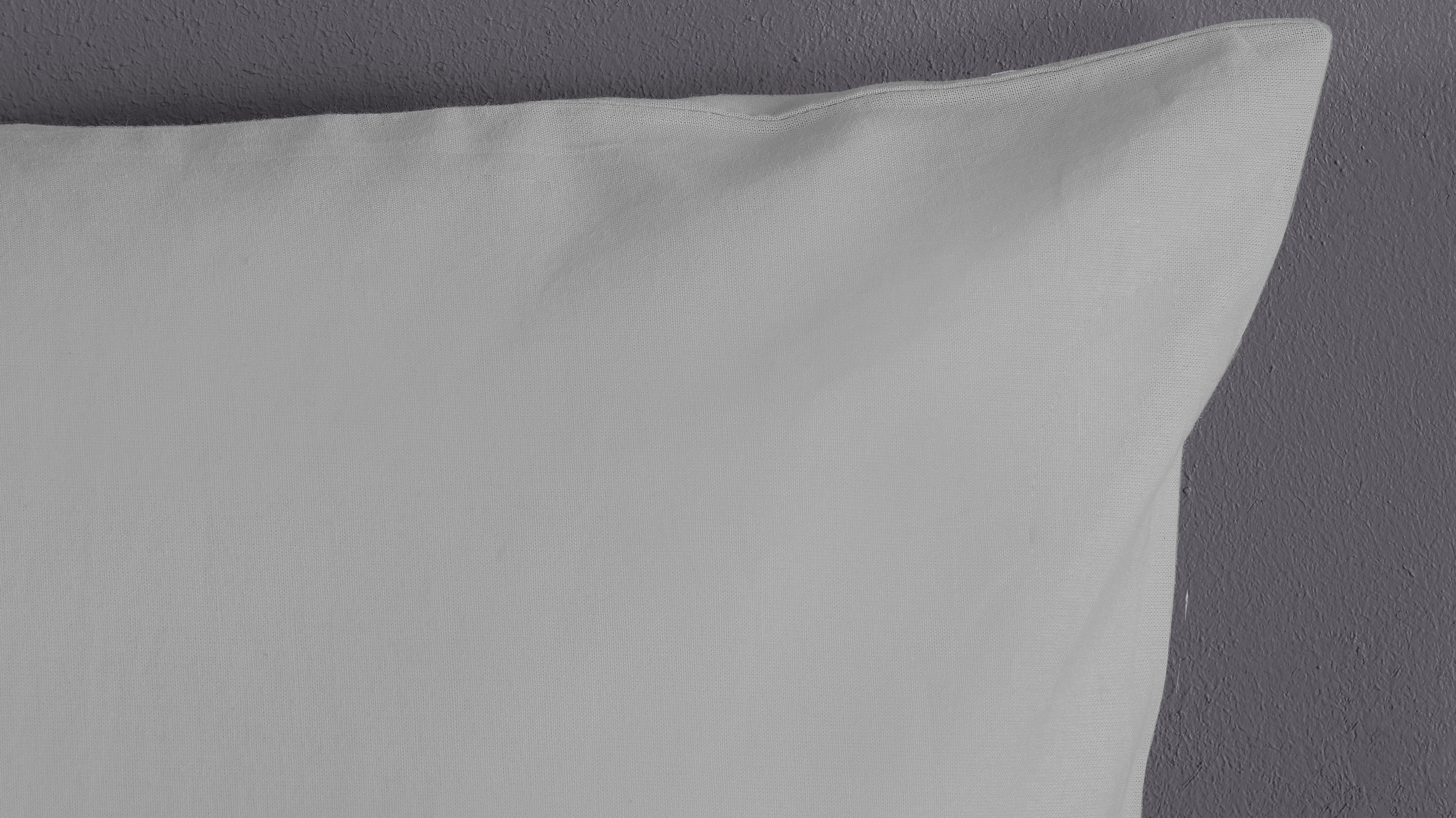 Dekbedovertrek Good Morning Uni - Light Grey detail