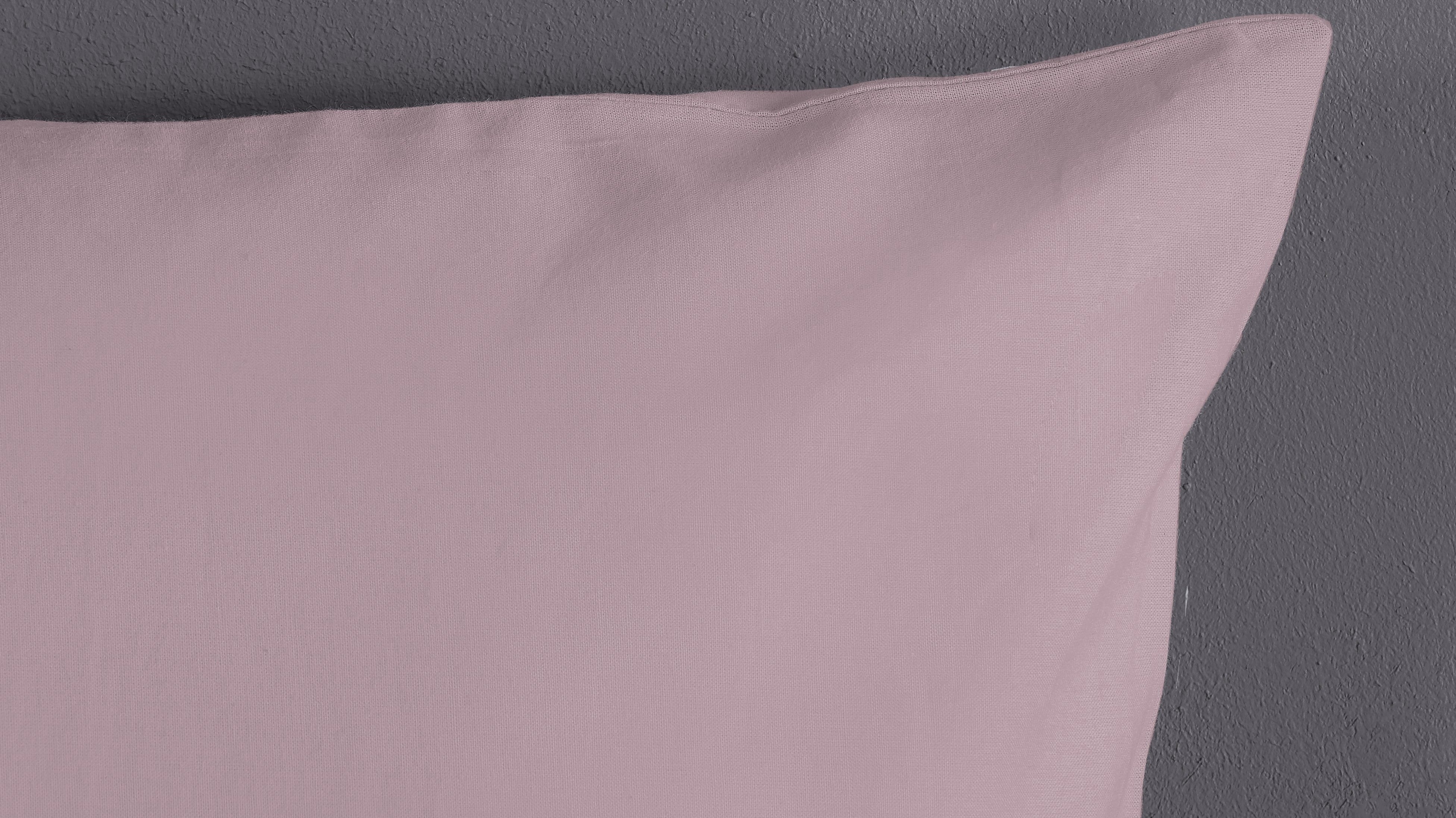 Dekbedovertrek Good Morning Uni - Soft Pink close up