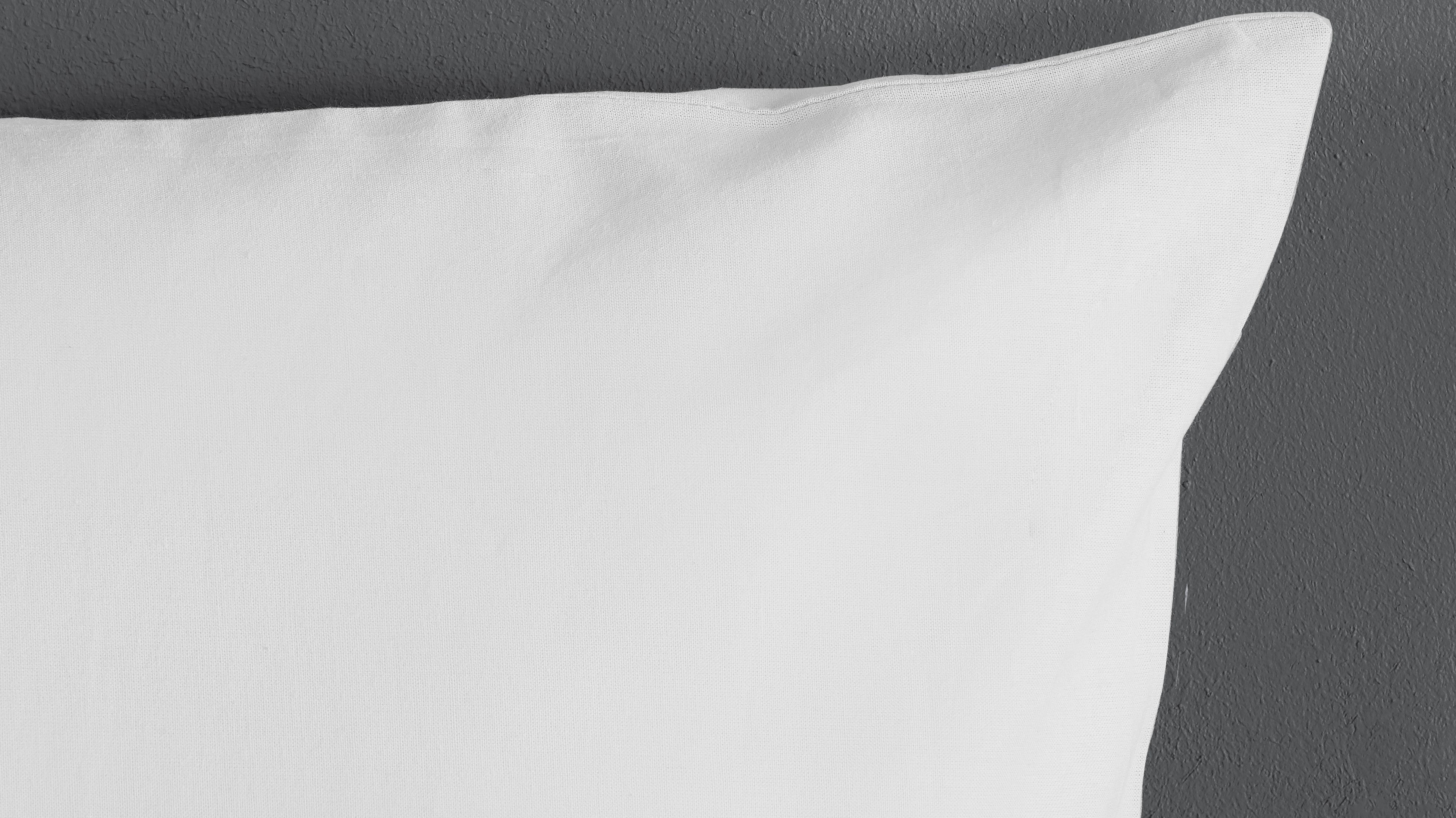 Dekbedovertrek Good Morning Uni - White detail