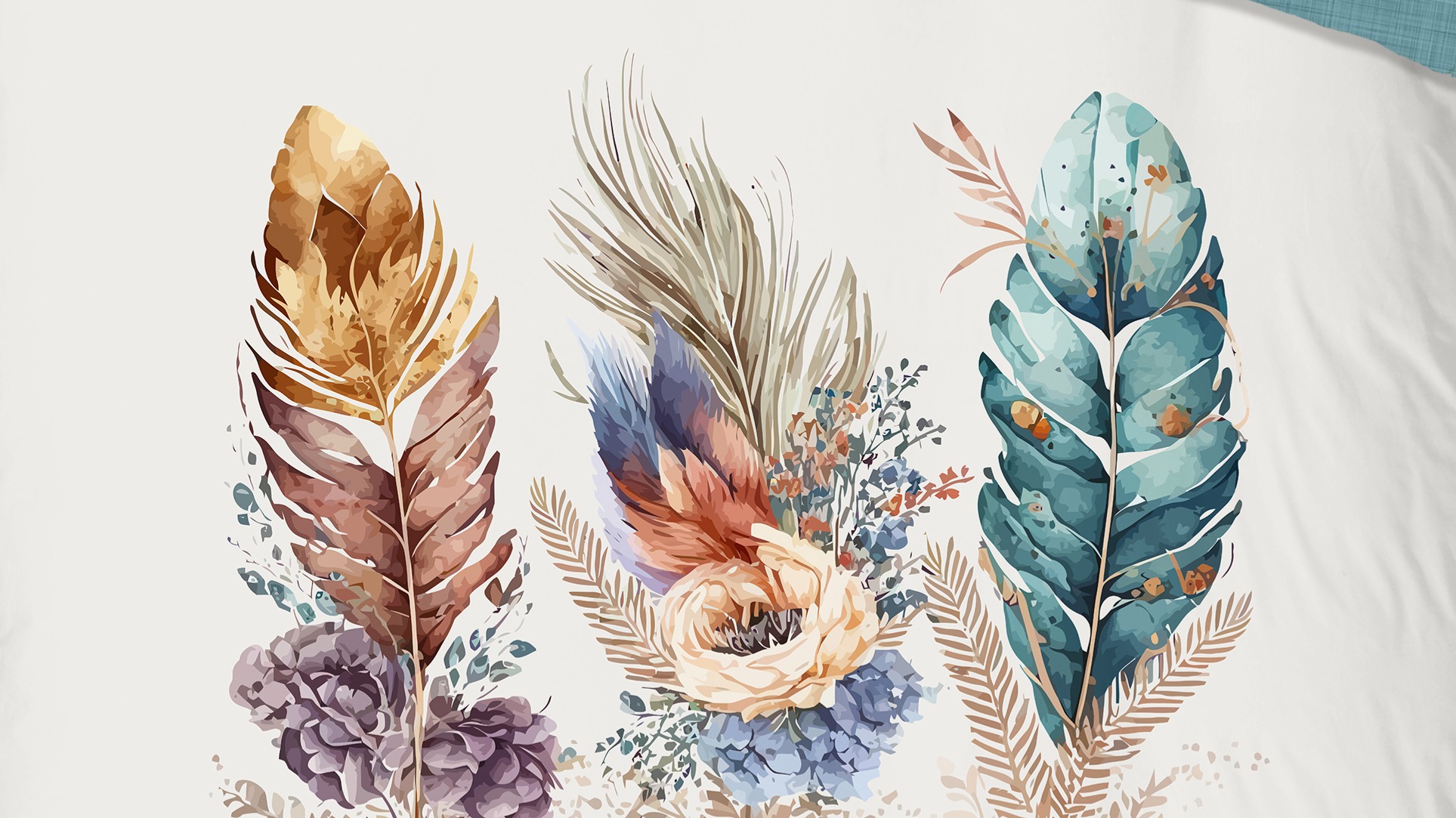 Dekbedovertrek Good Morning Via - Multi details