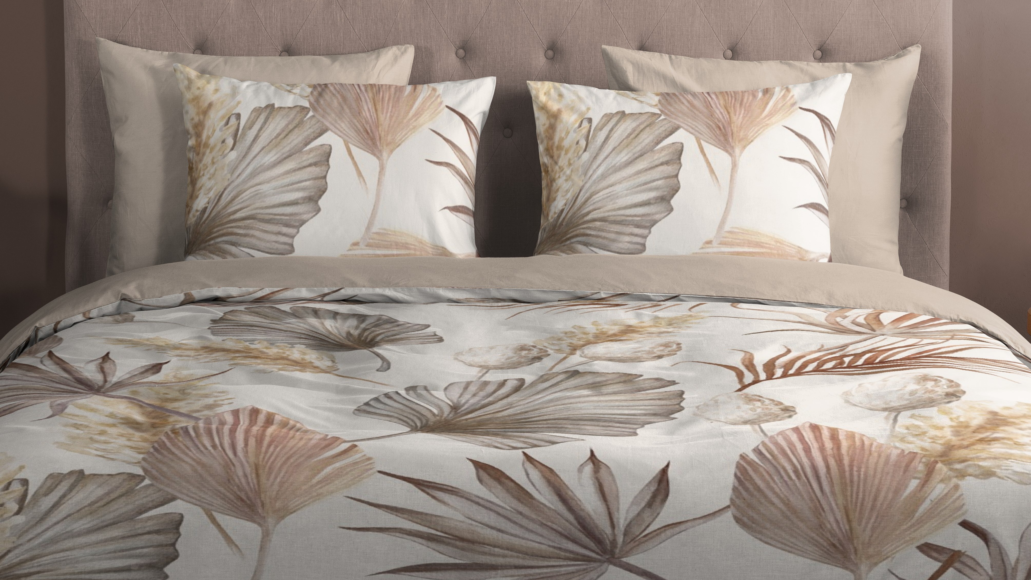 Dekbedovertrek Good Morning Vince - Sand close up