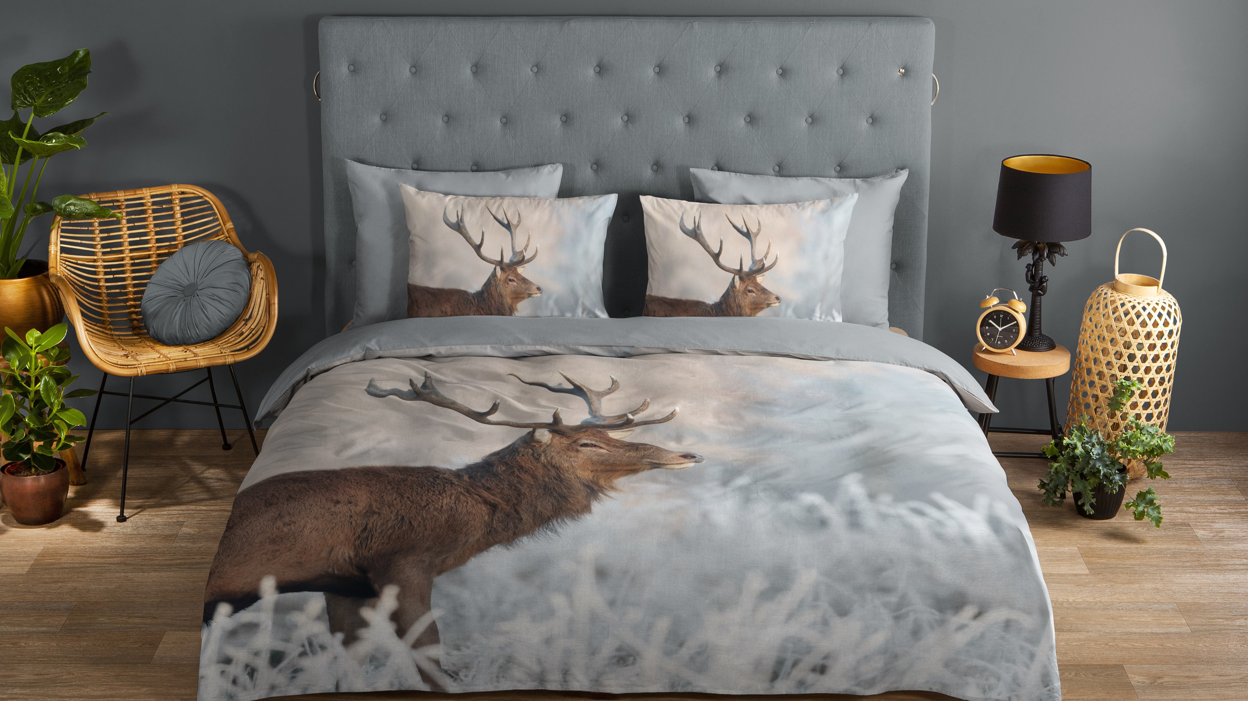 Dekbedovertrek Good Morning Wess - Grey mood