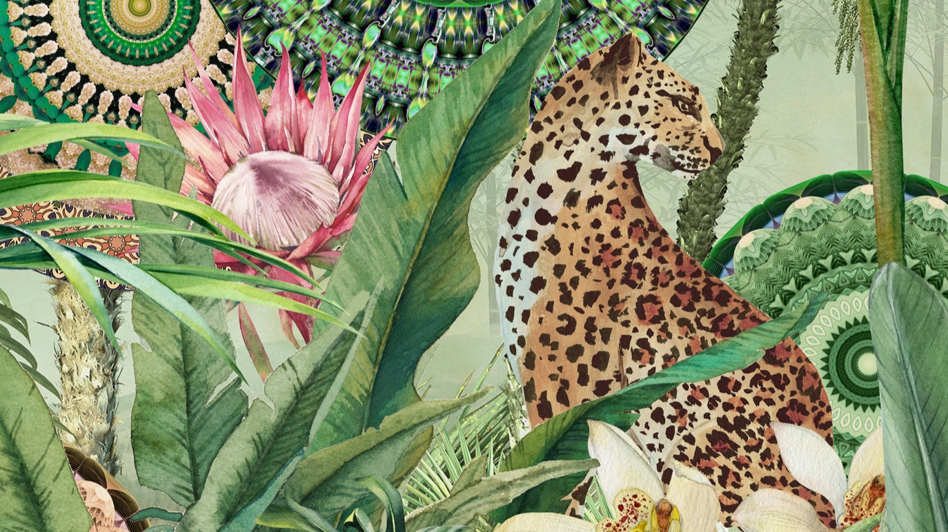 Dekbedovertrek Hip Abhita - Green details