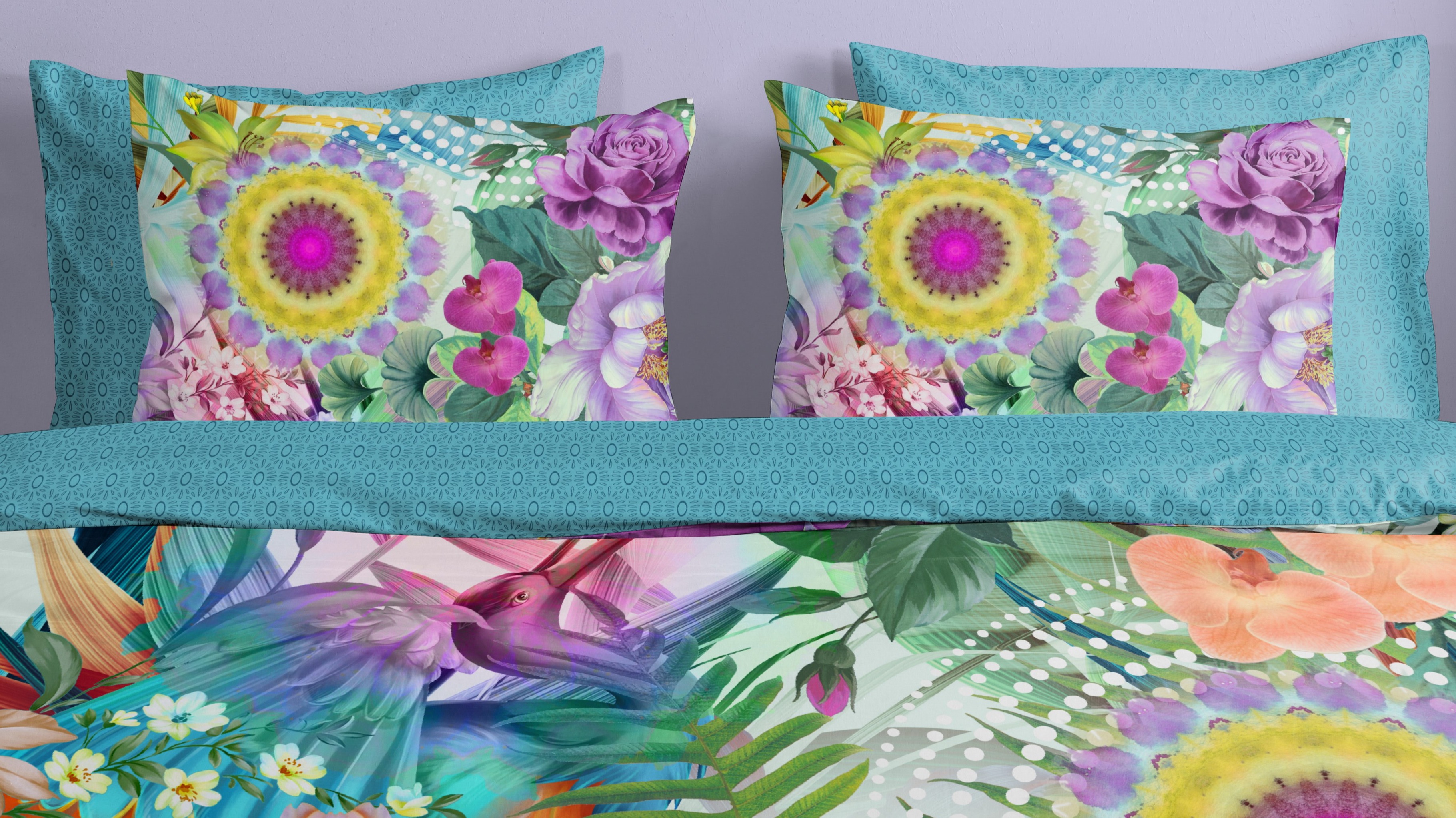 Dekbedovertrek Hip Aviva - Multi close up