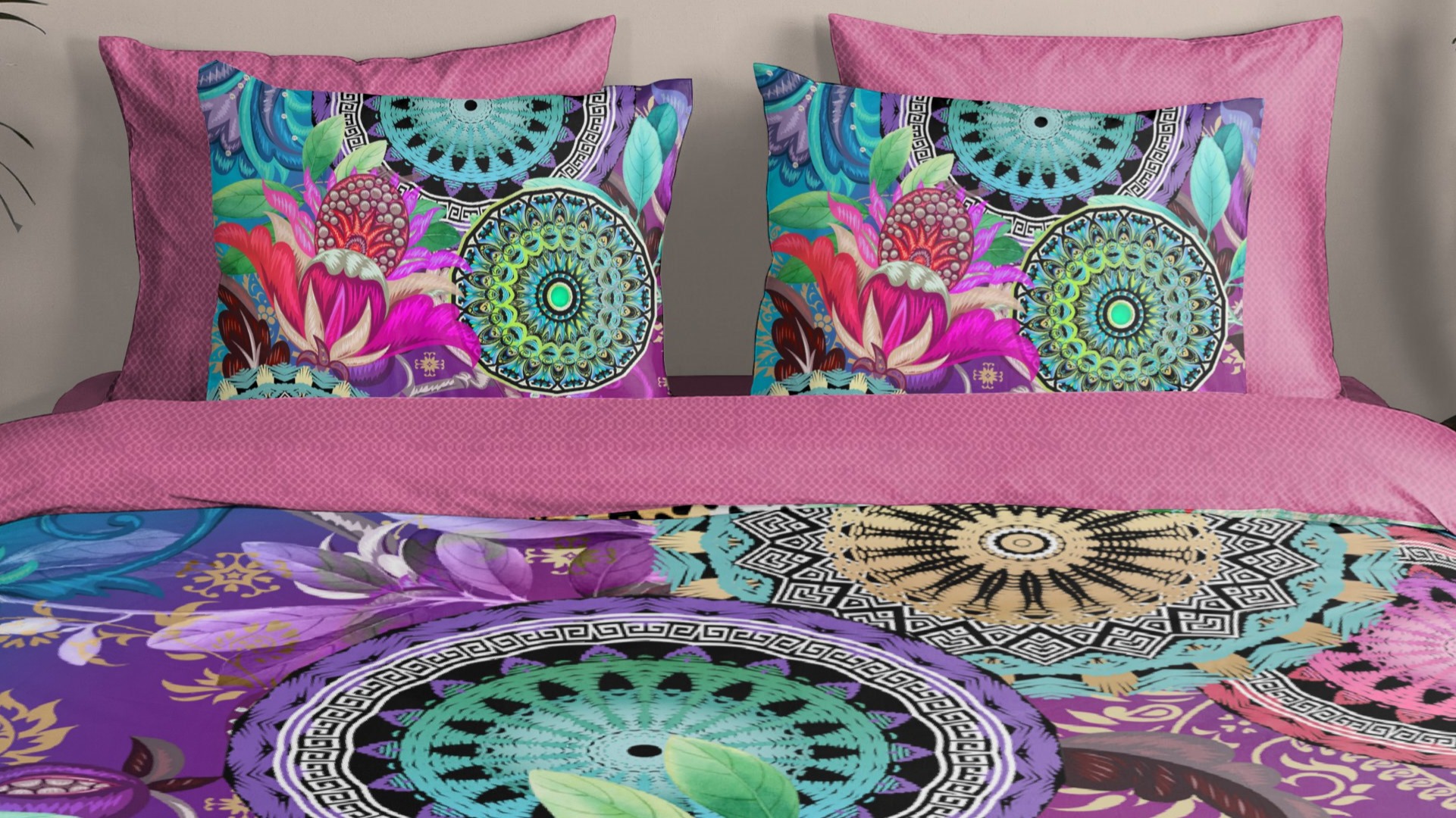 Dekbedovertrek Hip Axelle - Multi close up