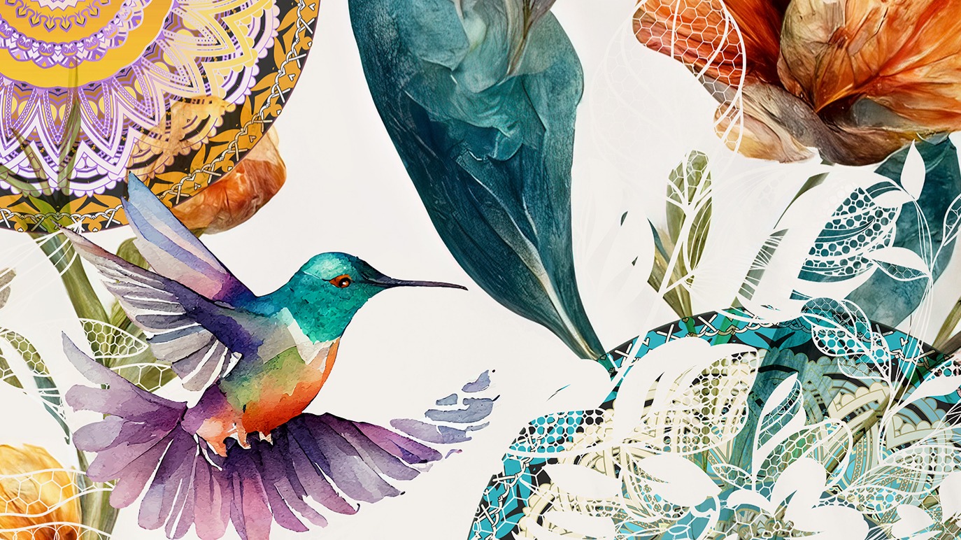 Dekbedovertrek Hip Bernice - Multi detail