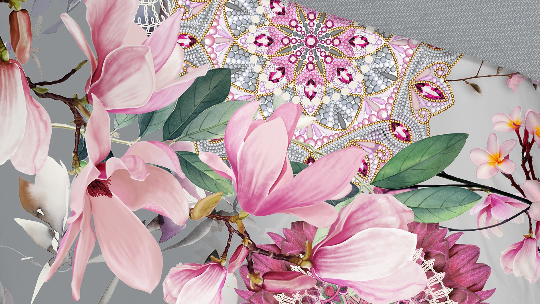 Dekbedovertrek Hip Inaya - Multi detail