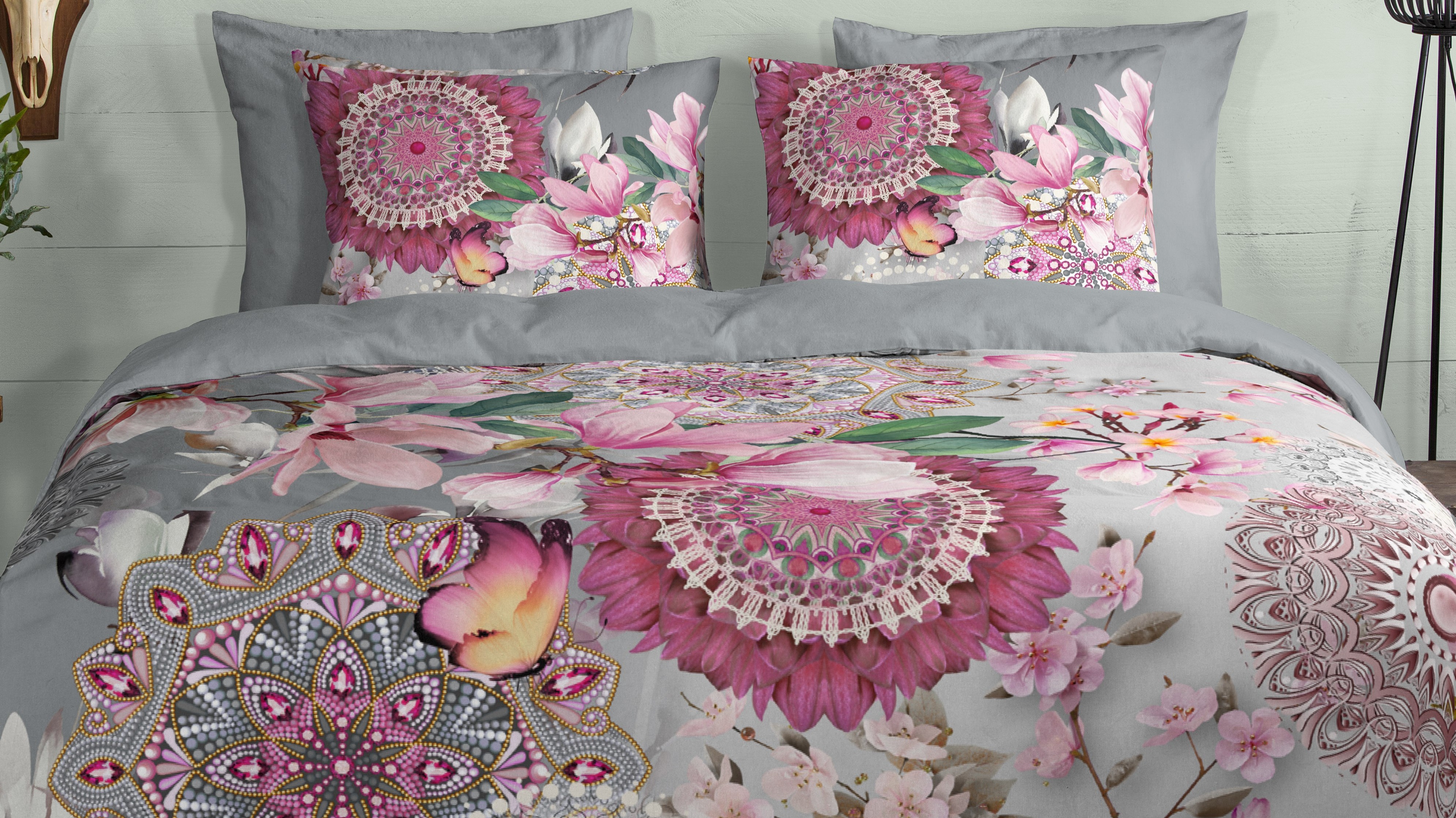 Dekbedovertrek Hip Inaya - Multi close up