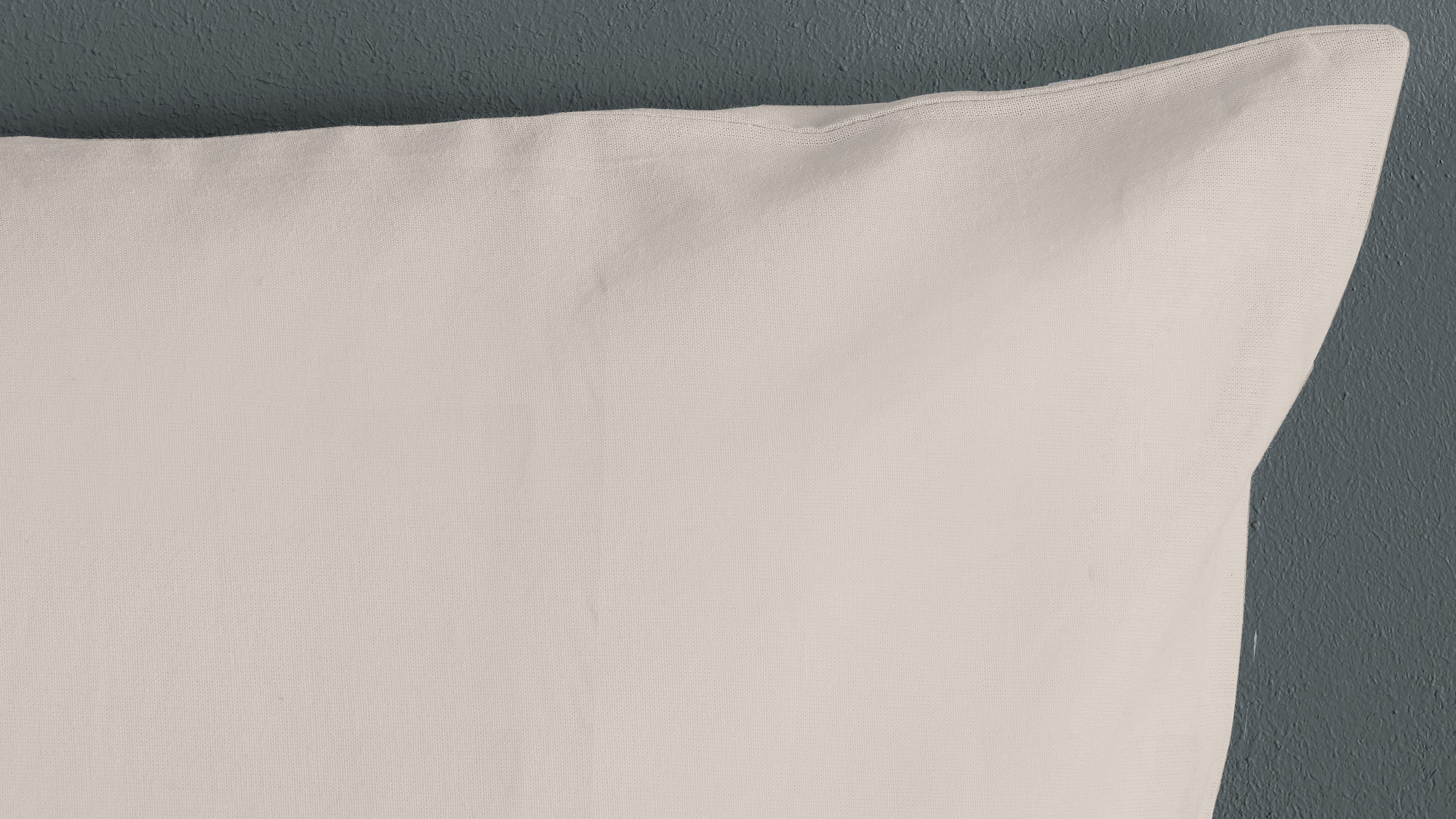 Dekbedovertrek Hip Katoensatijn Uni - Sand Detail