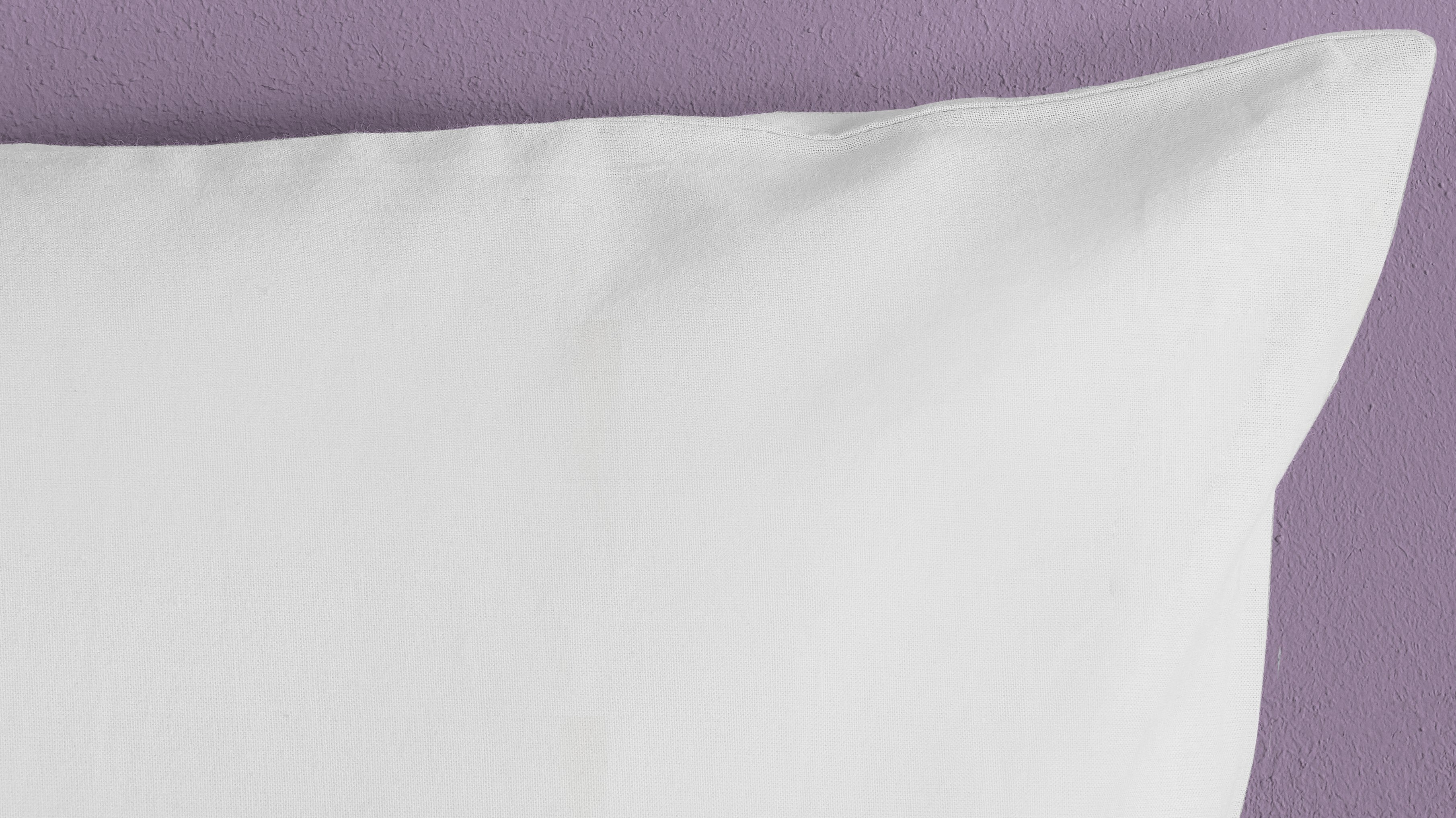 Dekbedovertrek Hip Katoensatijn Uni - White Detail