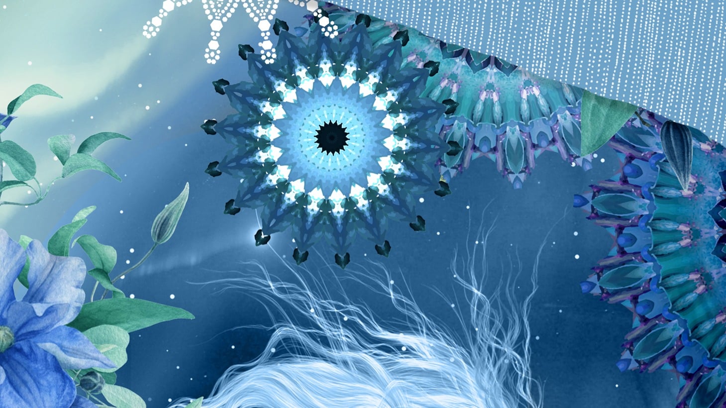 Dekbedovertrek Hip Lumi - Blue detail