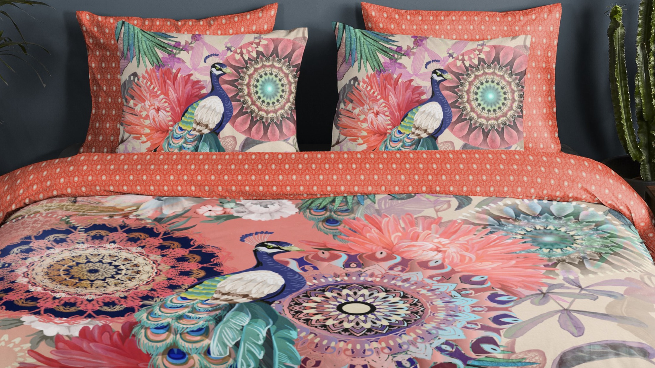 Dekbedovertrek Hip Lynouk - Multi close up