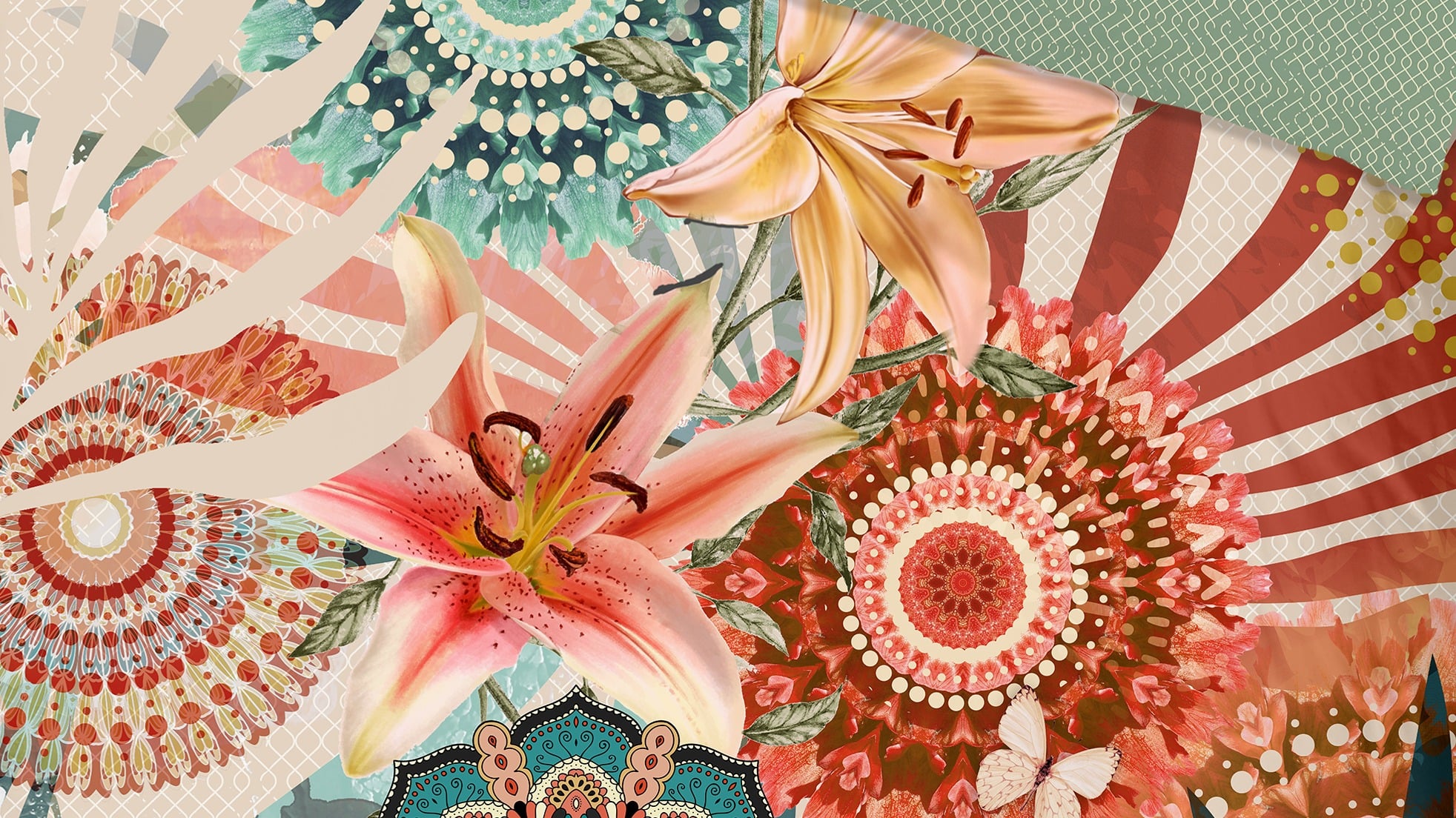 Dekbedovertrek Hip Mateo - Multi Detail