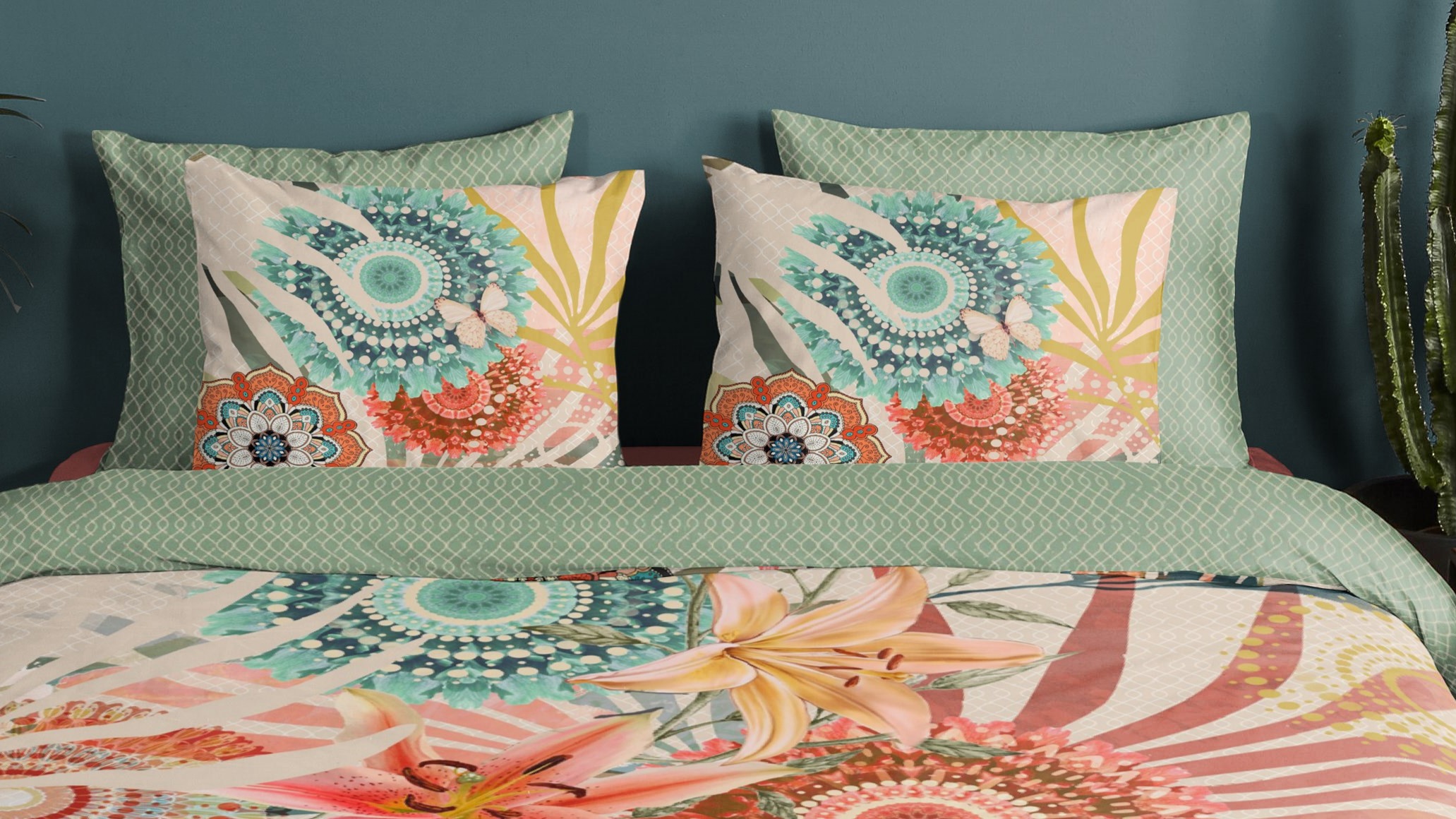 Dekbedovertrek Hip Mateo - Multi Close up