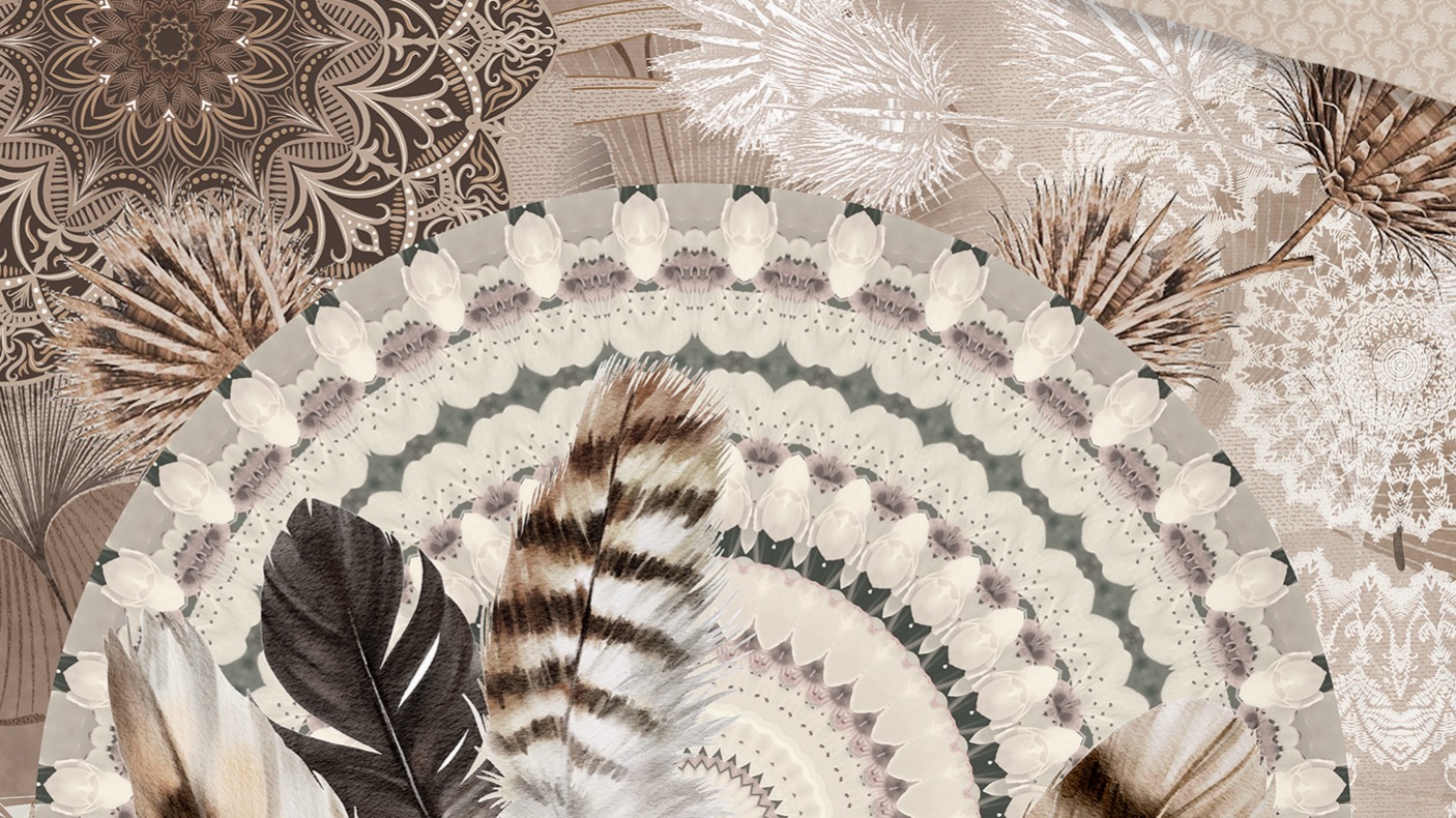 Dekbedovertrek Hip Ringhda - Taupe detail