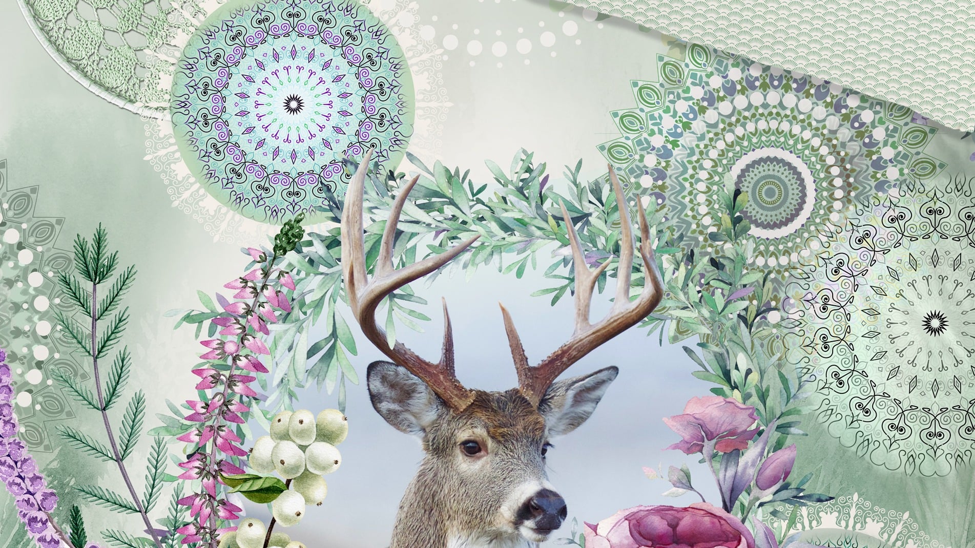 Dekbedovertrek Hip Romini - Multi detail