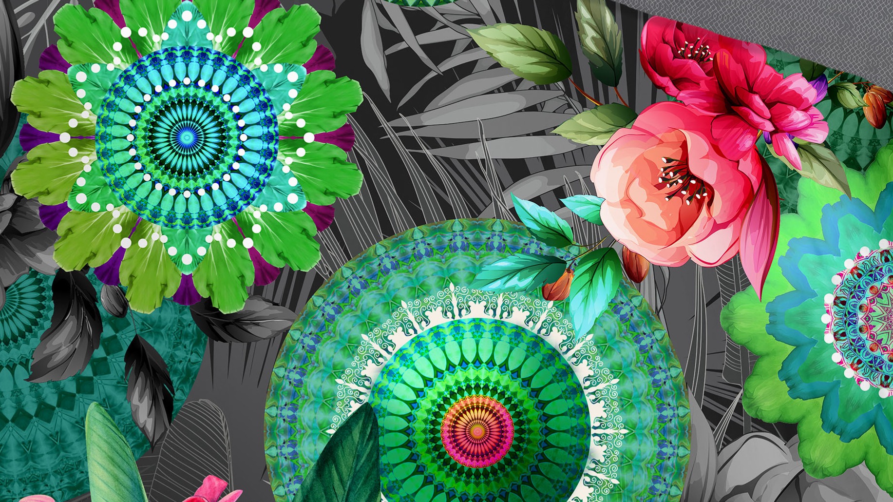 Dekbedovertrek Hip Thirze - Multi details