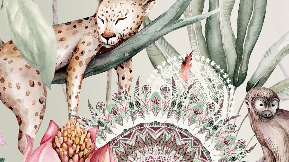 Dekbedovertrek Hip Wayan - Multi details