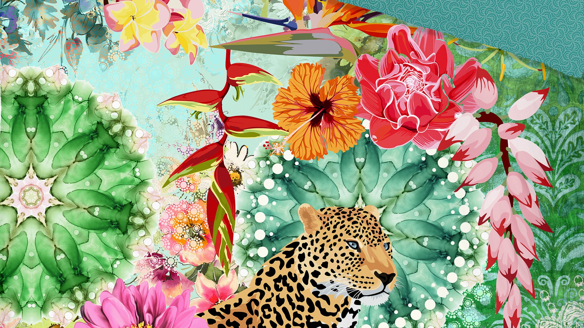 Dekbedovertrek Hip Ximena - Multi detail