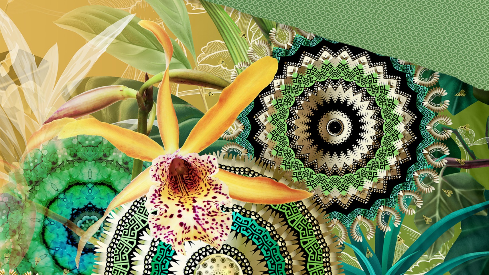 Dekbedovertrek Hip Yissa - Multi detail