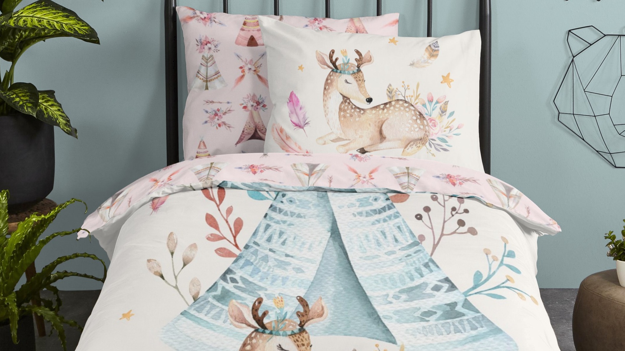 Dekbedovertrek Kids Good Morning Boho - Multi close up