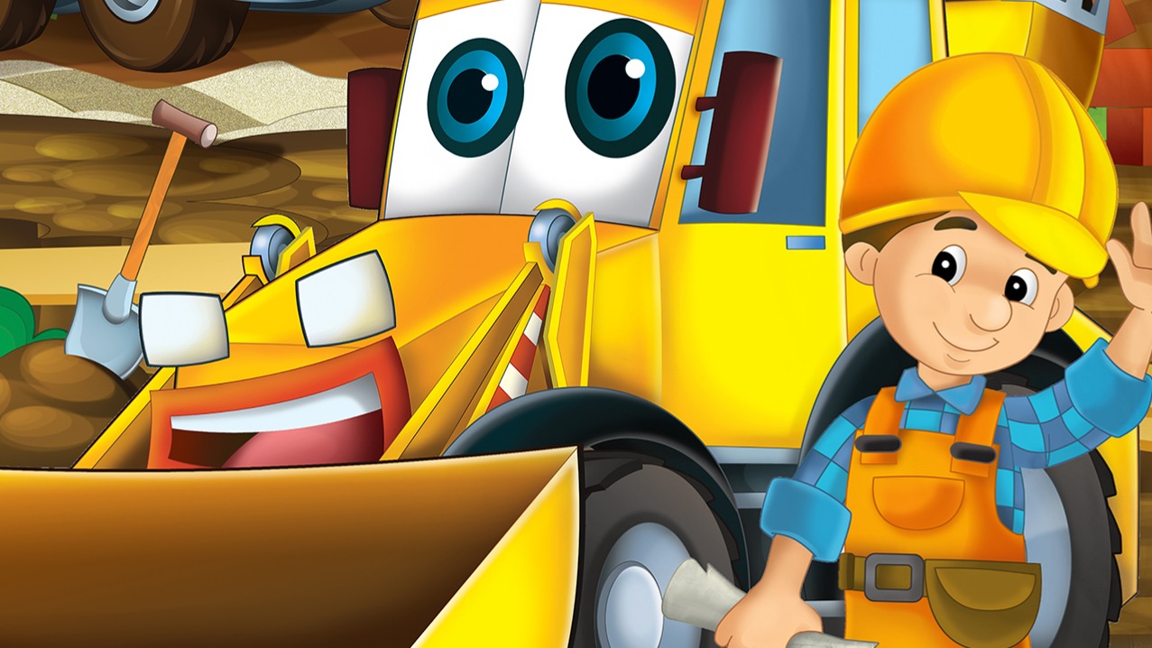 Dekbedovertrek Kids Good Morning Building - Multi detail