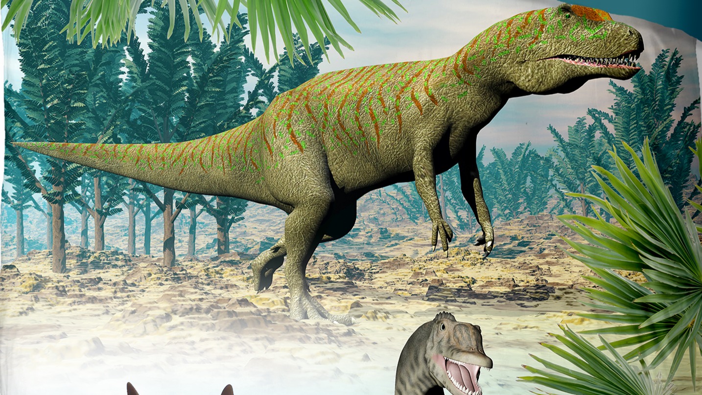 Dekbedovertrek Kids Good Morning Dino Landscape - Multi detail