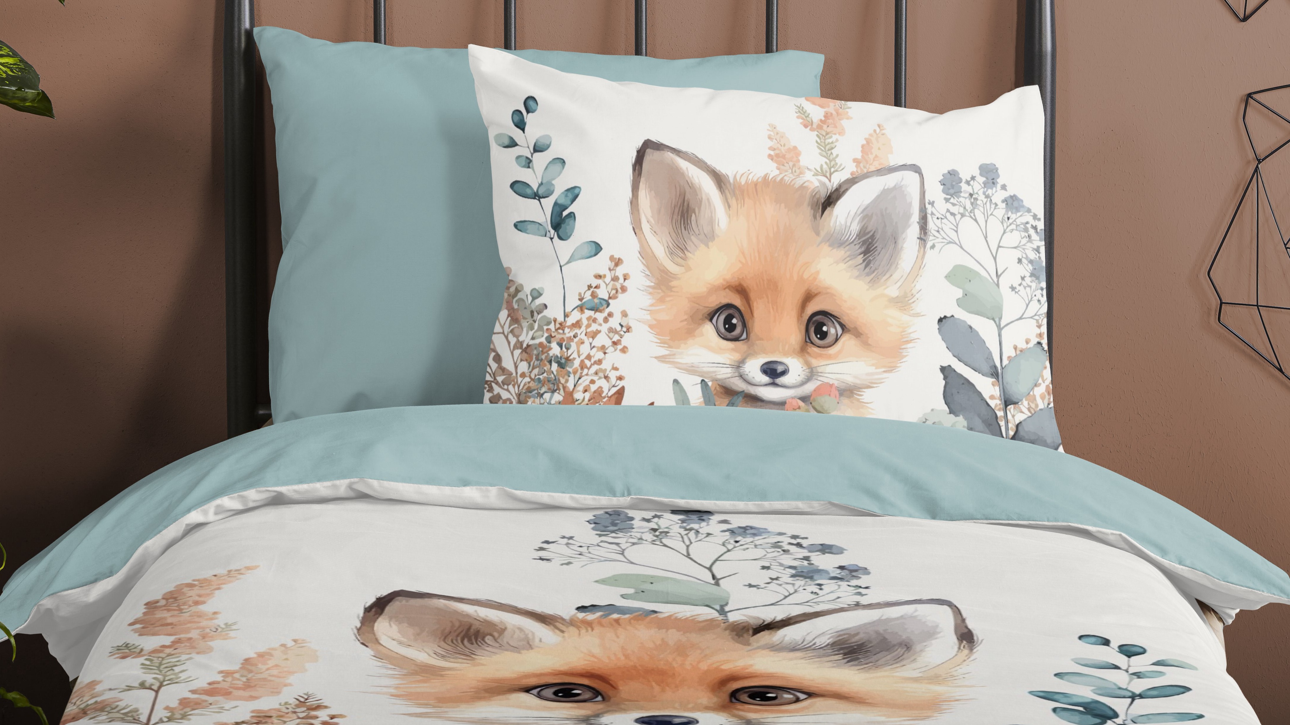 Dekbedovertrek Kids Good Morning Foxx - Multi close up