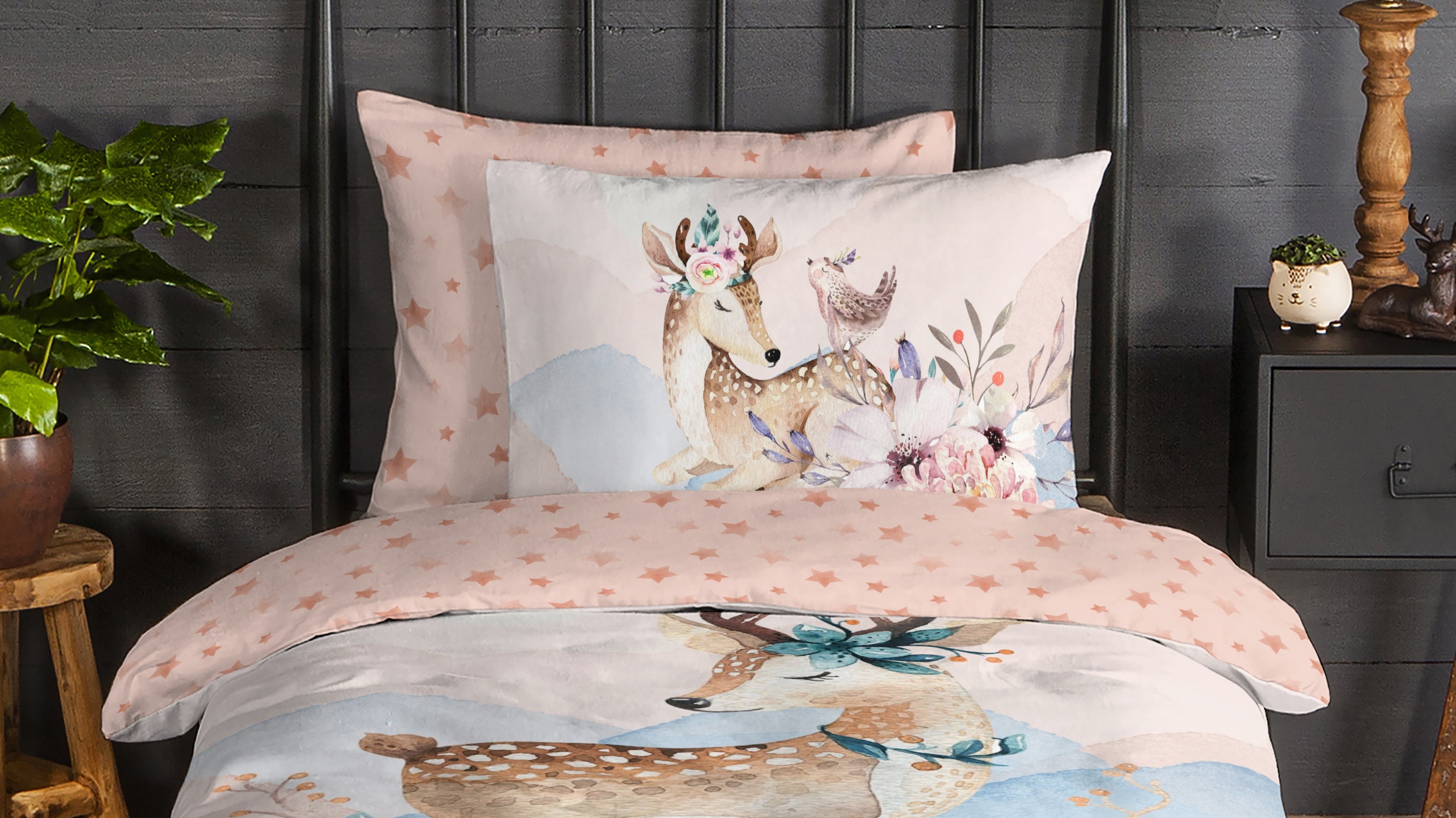 Dekbedovertrek Kids Good Morning Josy - Multi close up