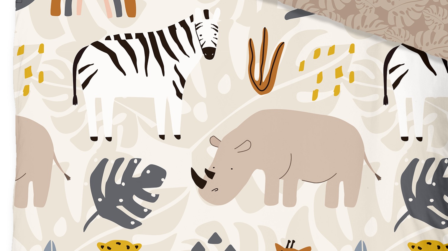 Dekbedovertrek Kids Good Morning Jungle - Multi details