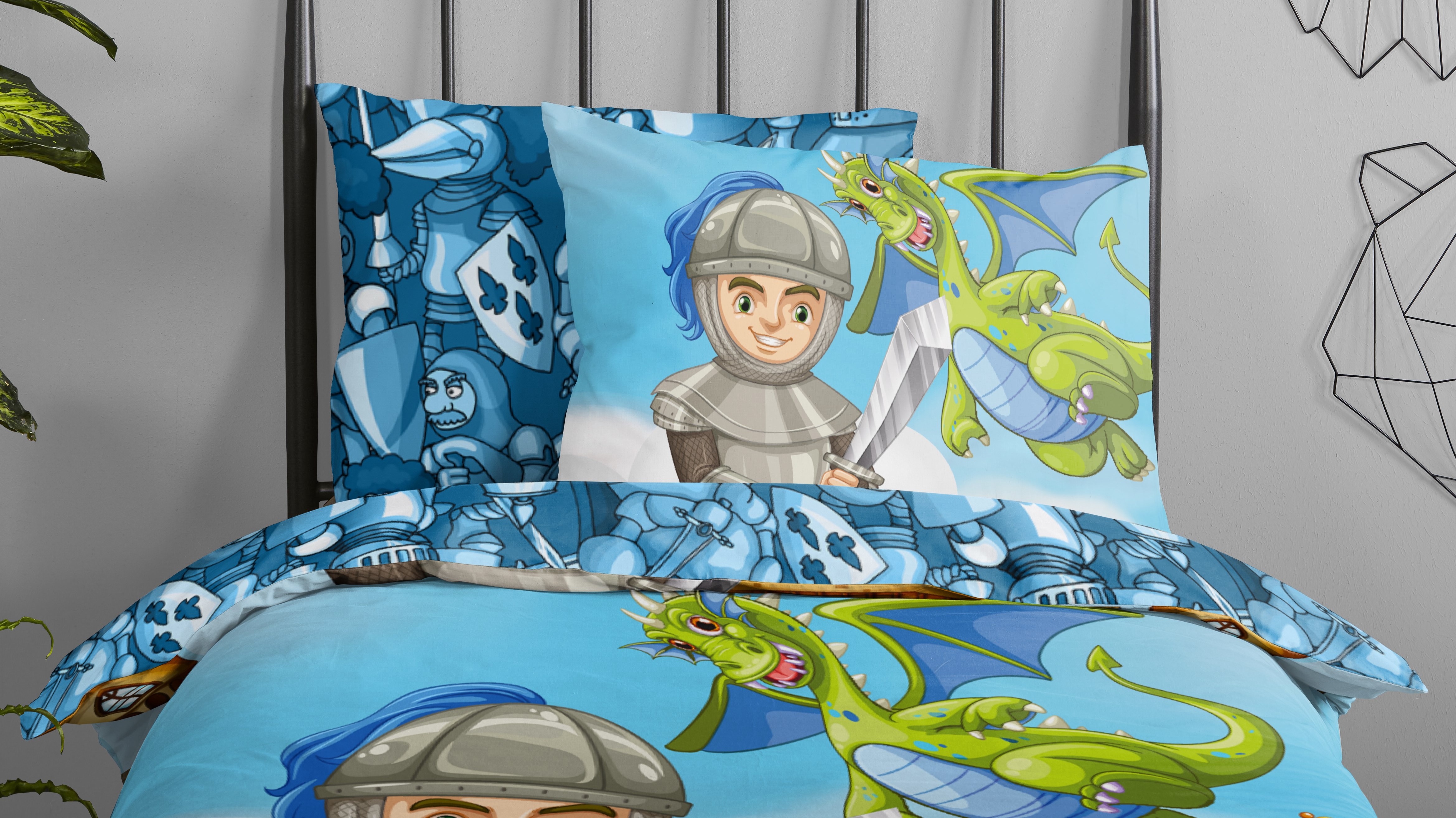 Dekbedovertrek Kids Good Morning Knight - Multi close up