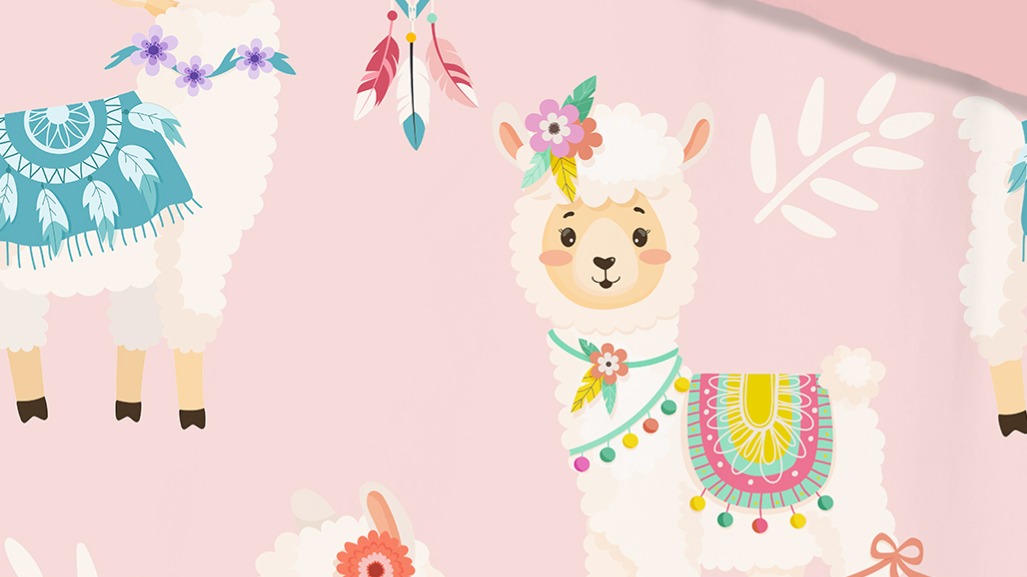 Dekbedovertrek Kids Good Morning Ladida - Pink detail