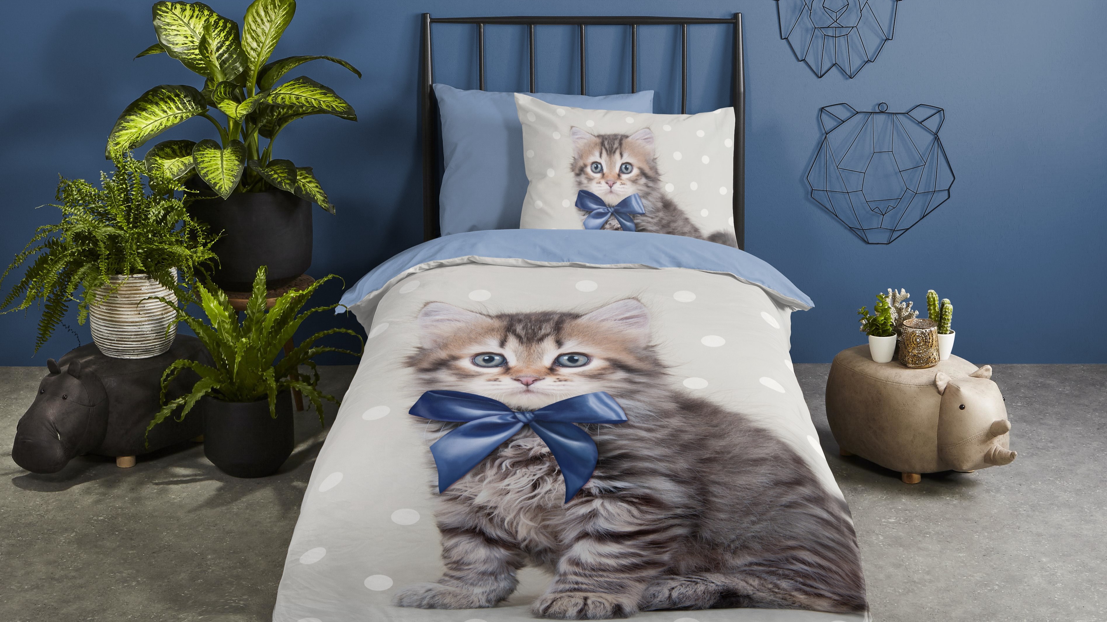 Dekbedovertrek Kids Good Morning Mae - Blue mood