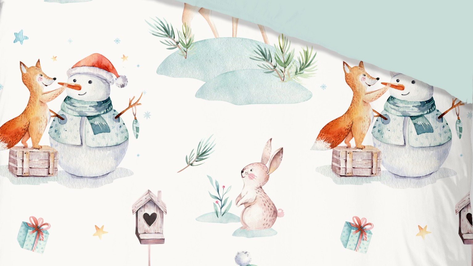 Dekbedovertrek Kids Good Morning Magic Winter - Multi detail